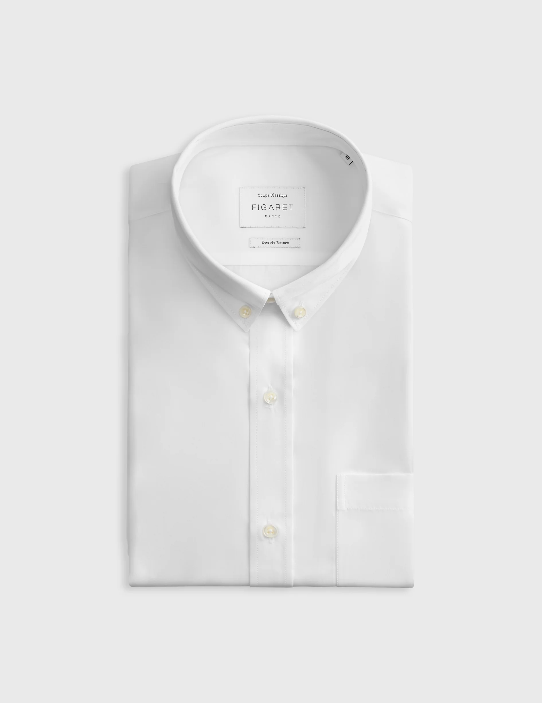 Chemise Classique manches courtes blanche