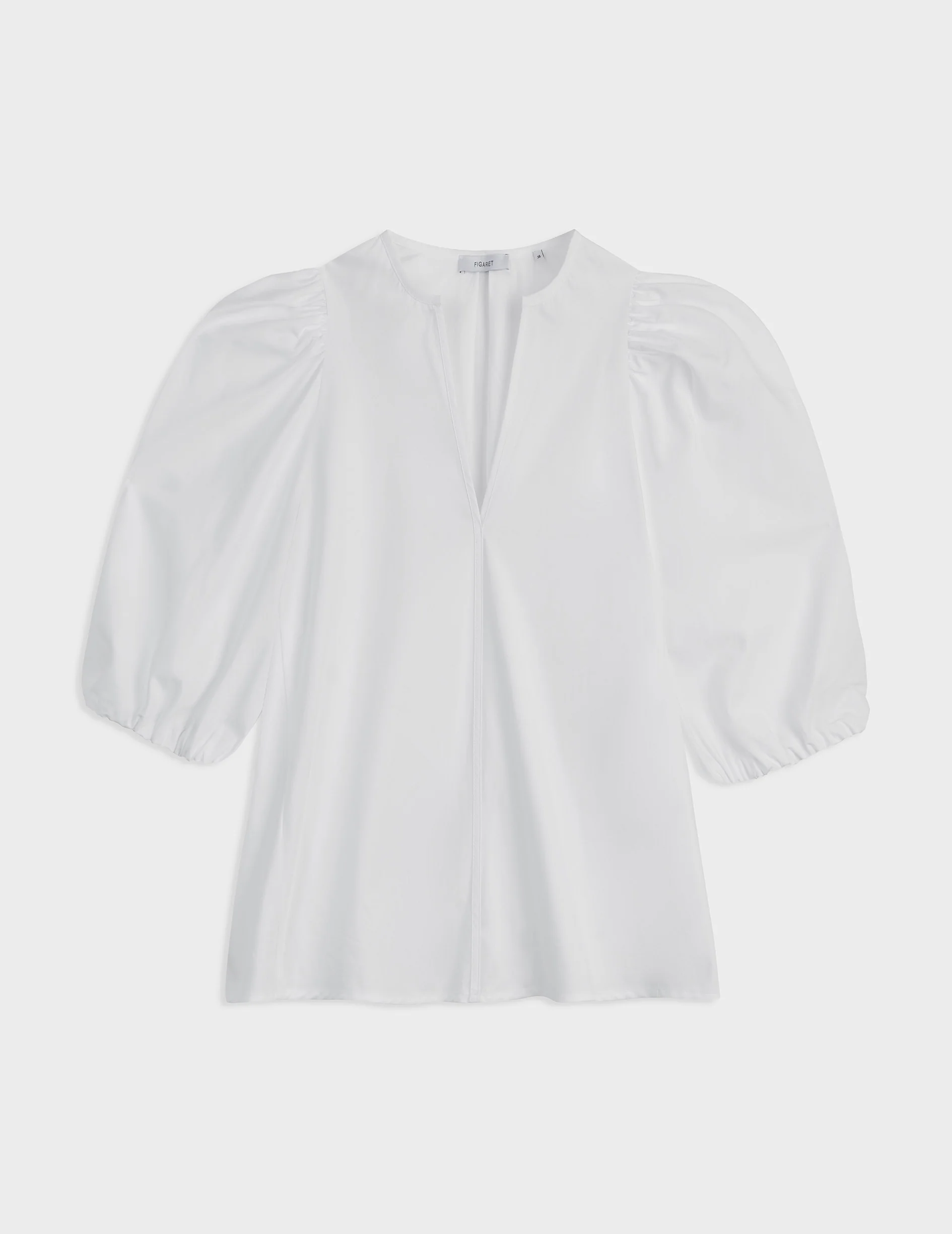 Blouse Juliette manches courtes blanche - Image 4