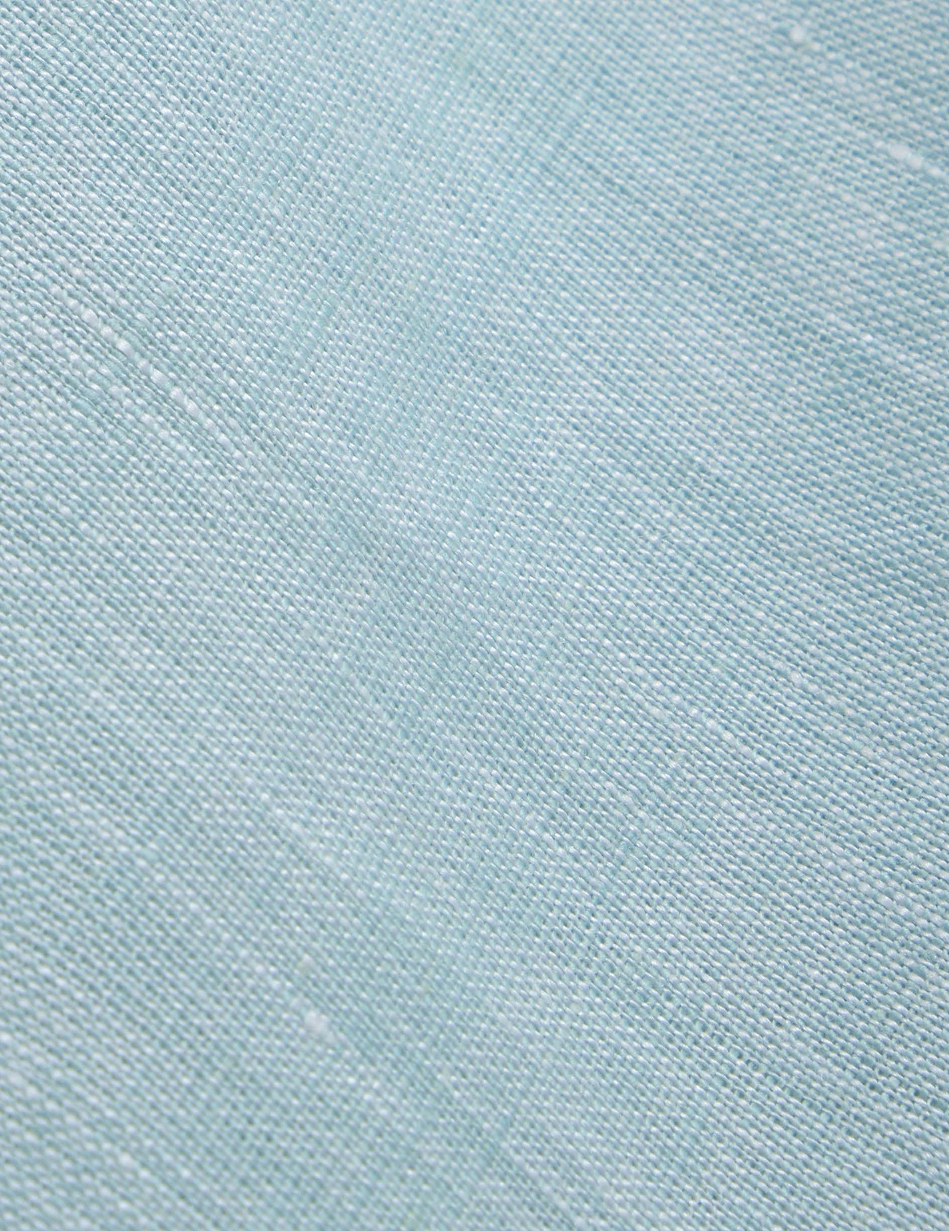 Blouse Noalie en lin turquoise - Image 3