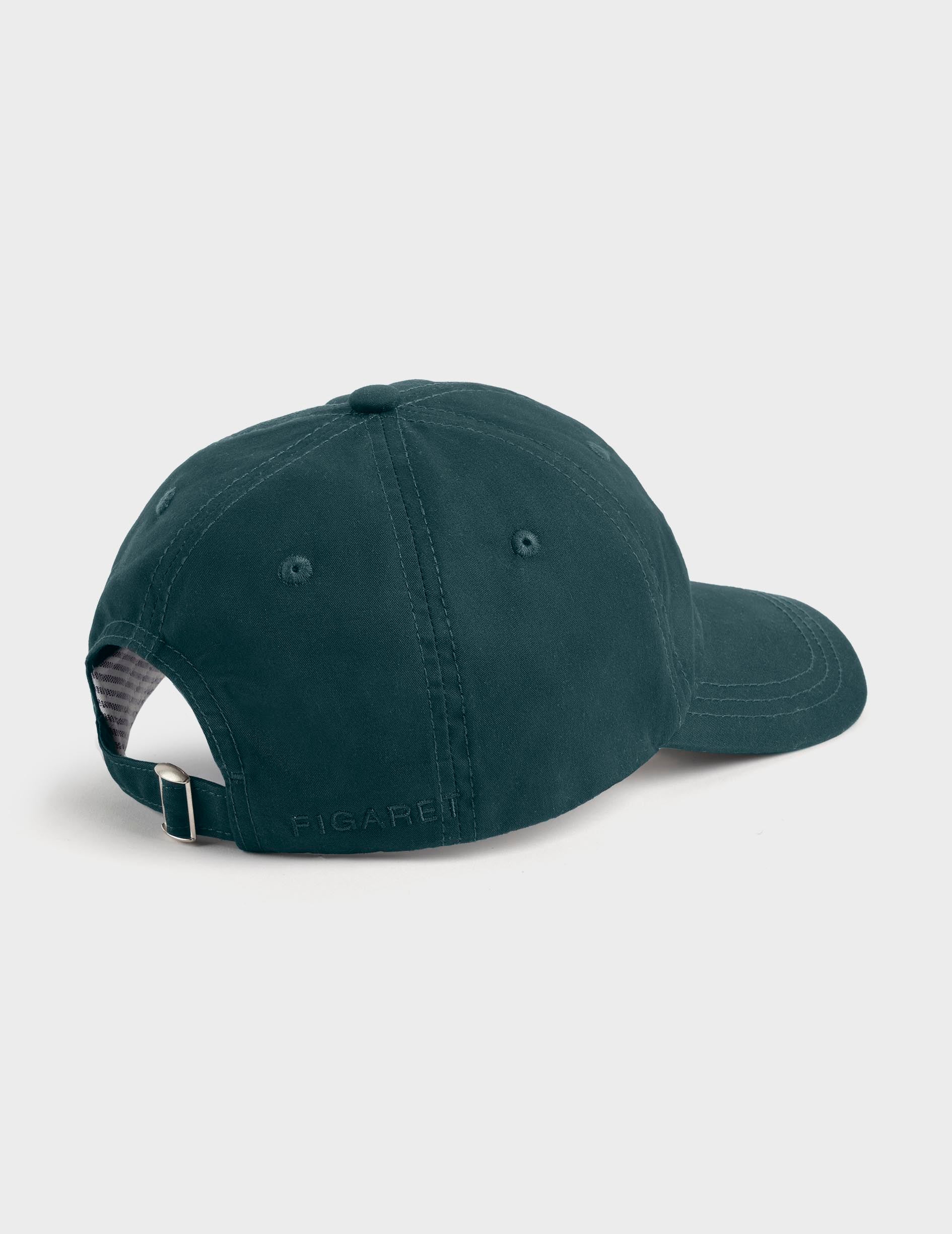 Casquette brodée verte foncée - Image 4