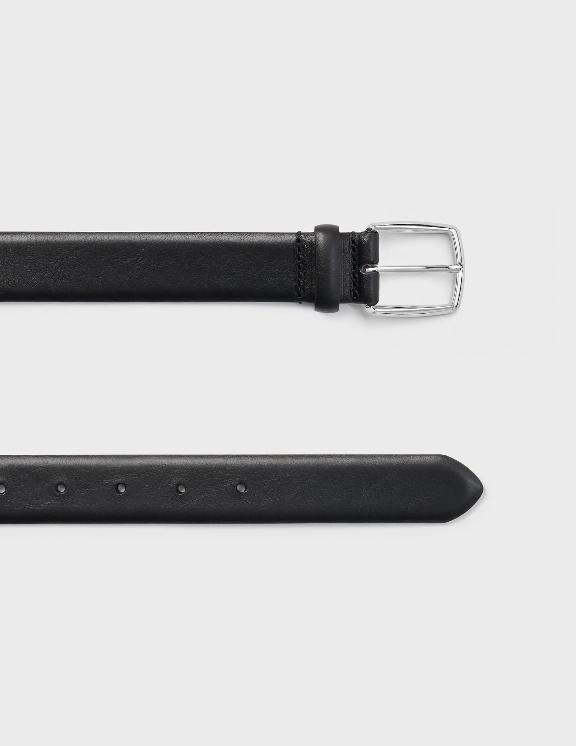 Ceinture en cuir noir