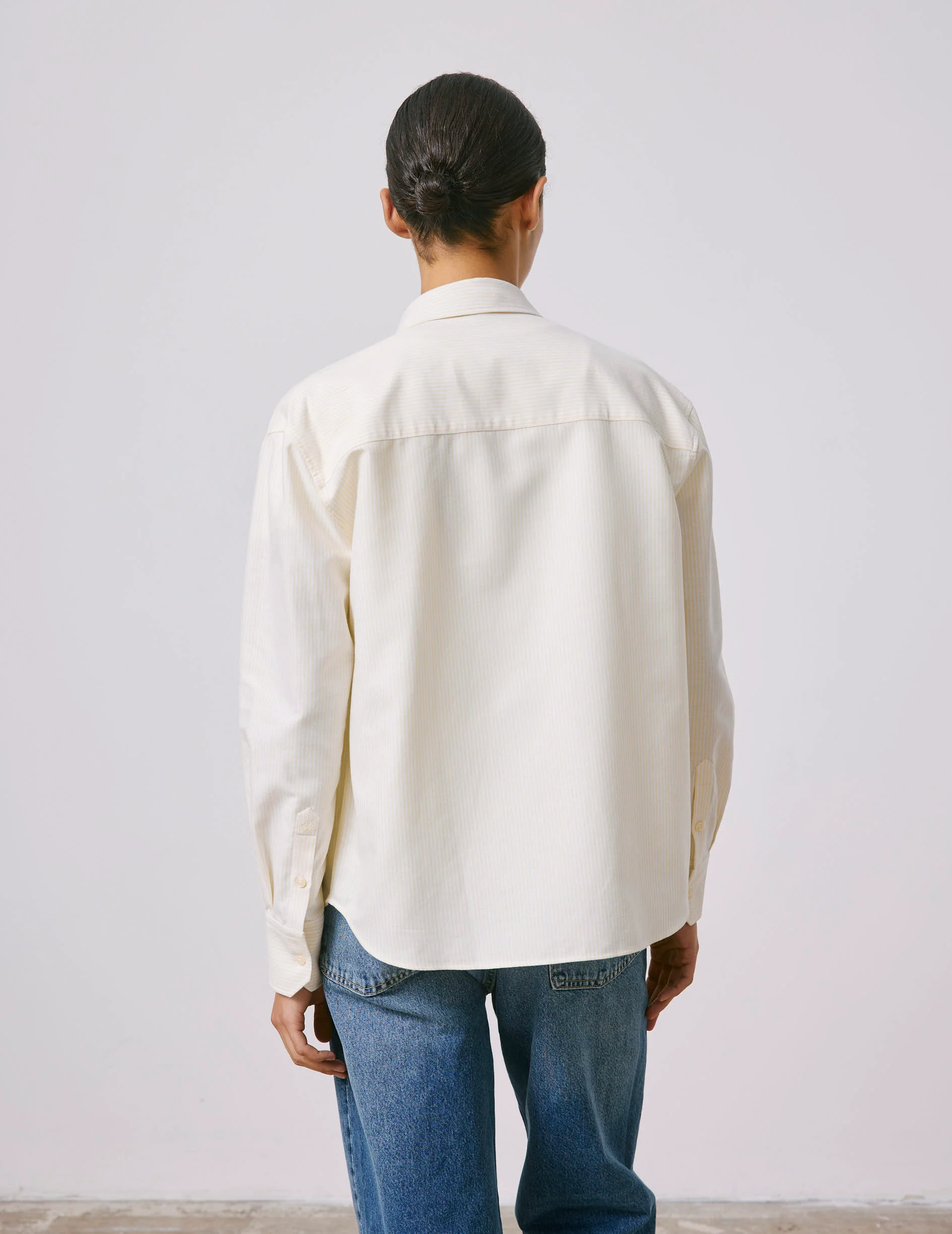 Chemise Ambre rayée jaune - Image 2