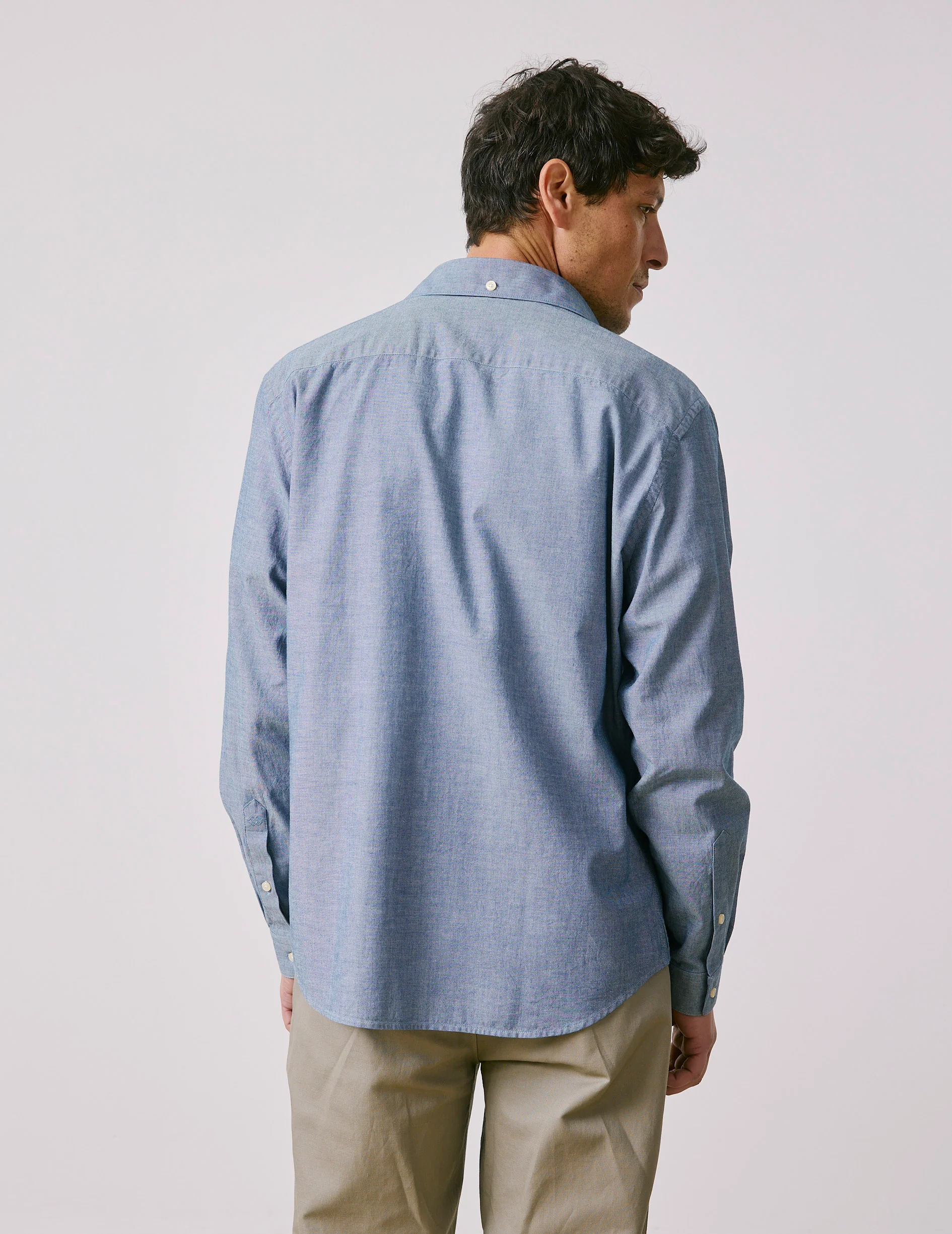 Chemise Aristote en denim bleu - Image 2