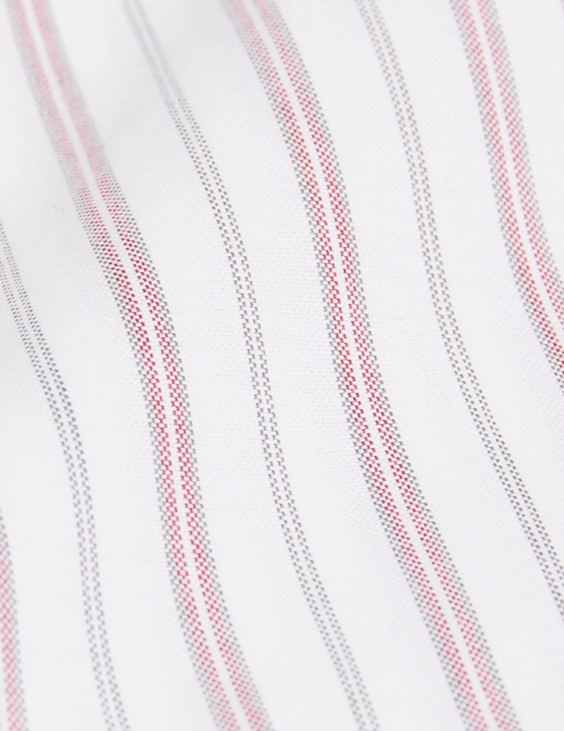 Chemise Aristote rayée rouge - Image 4