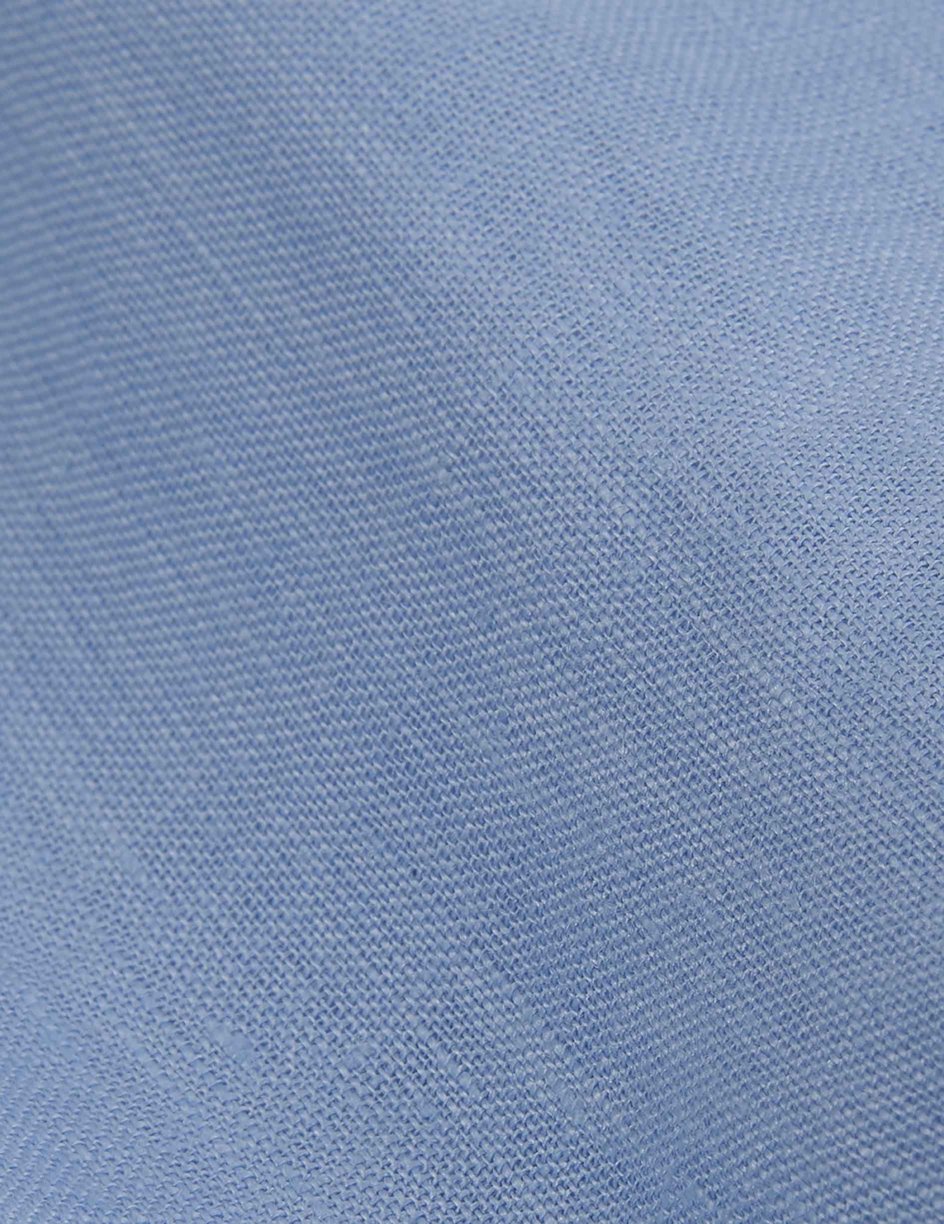 Chemise Auguste en lin bleu - Image 4
