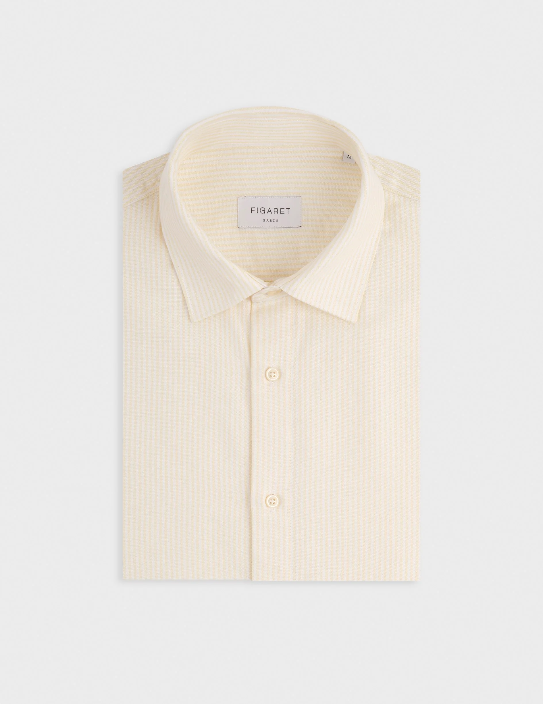 Chemise Auguste rayée jaune - Image 4