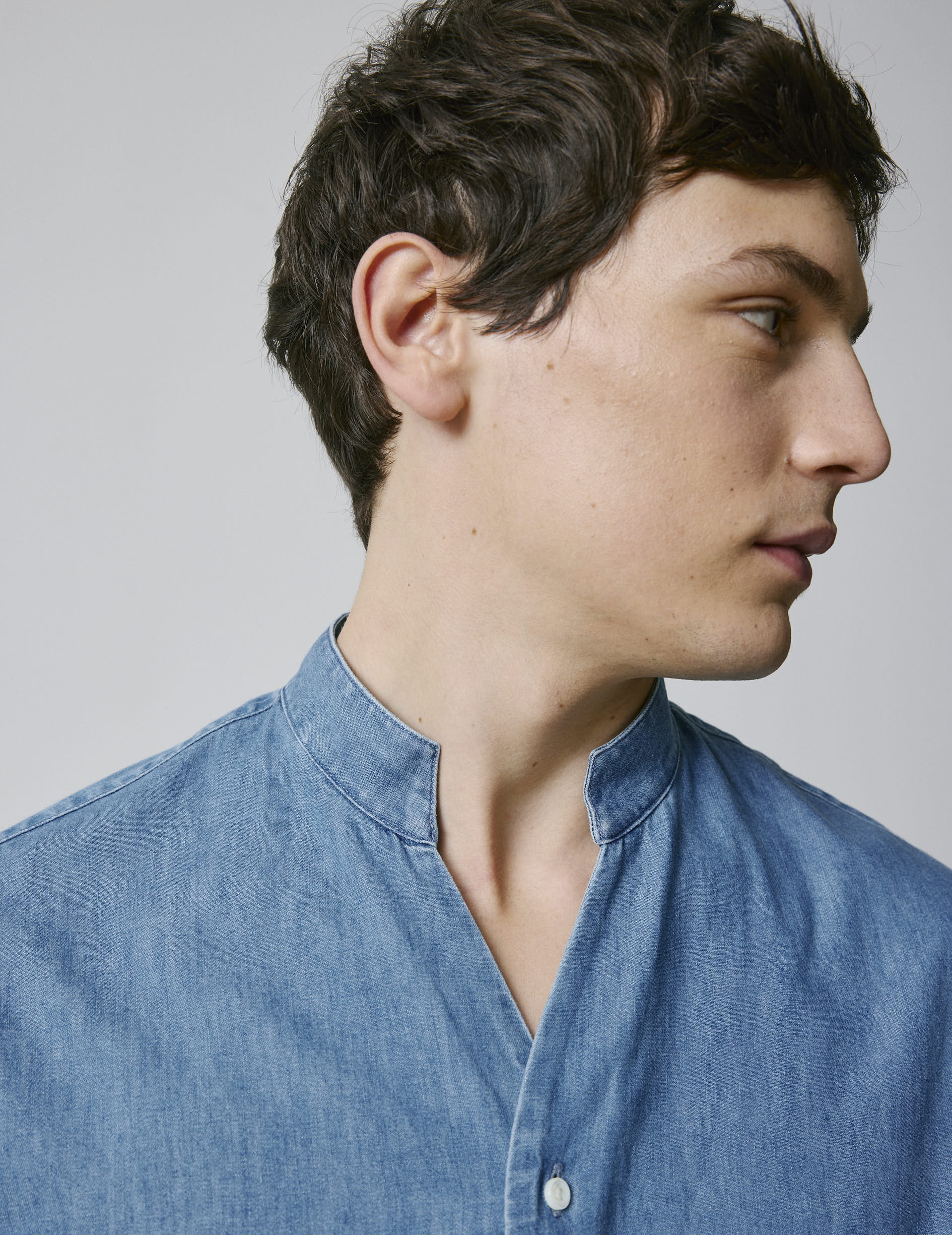Chemise Carl en denim bleu - Image 4