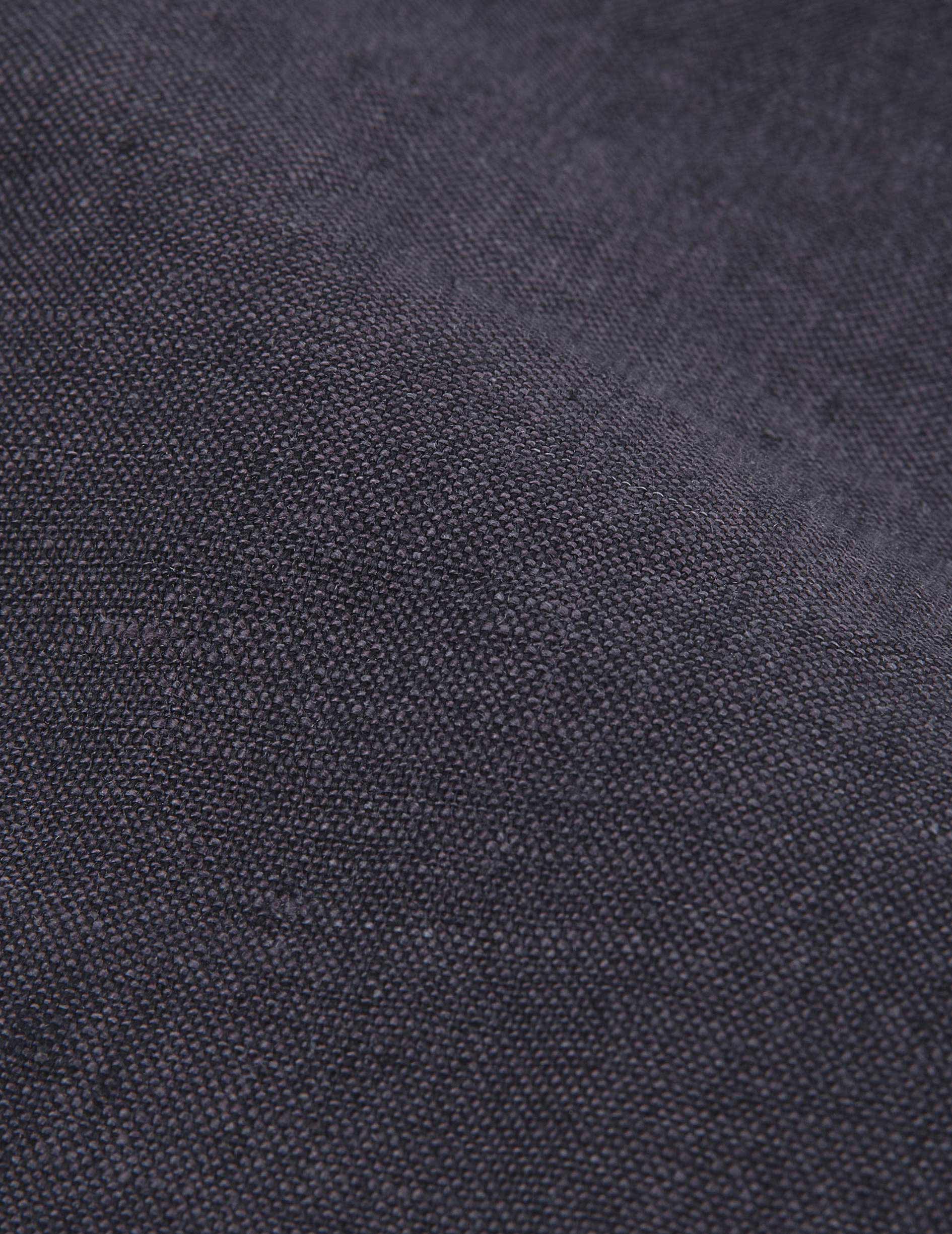 Chemise Carl en lin noir - Image 5
