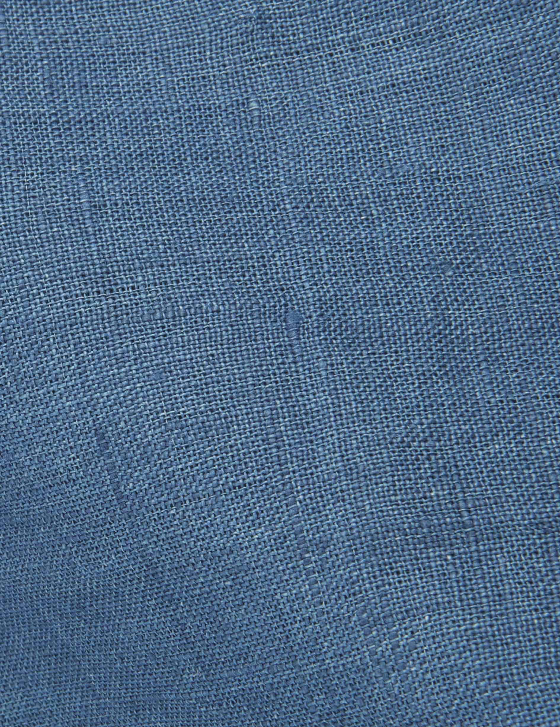 Chemise Carl en lin bleu - Image 5