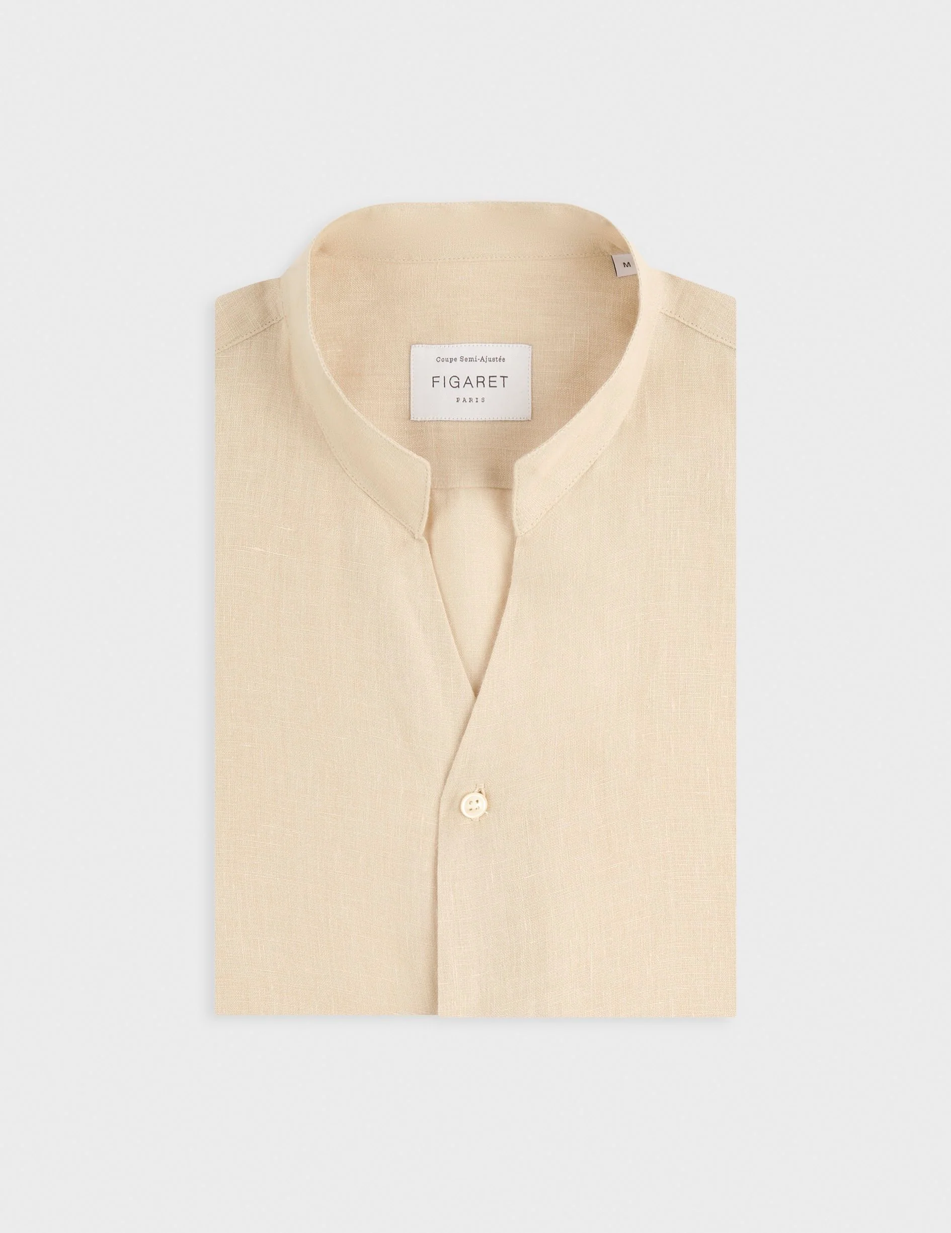 Chemise Carl en lin beige - Image 5