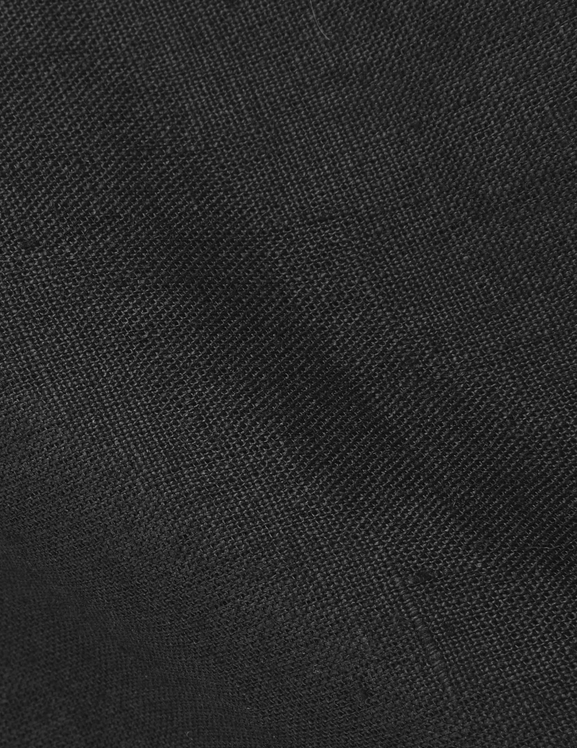 Chemise Carl en lin noir - Image 5