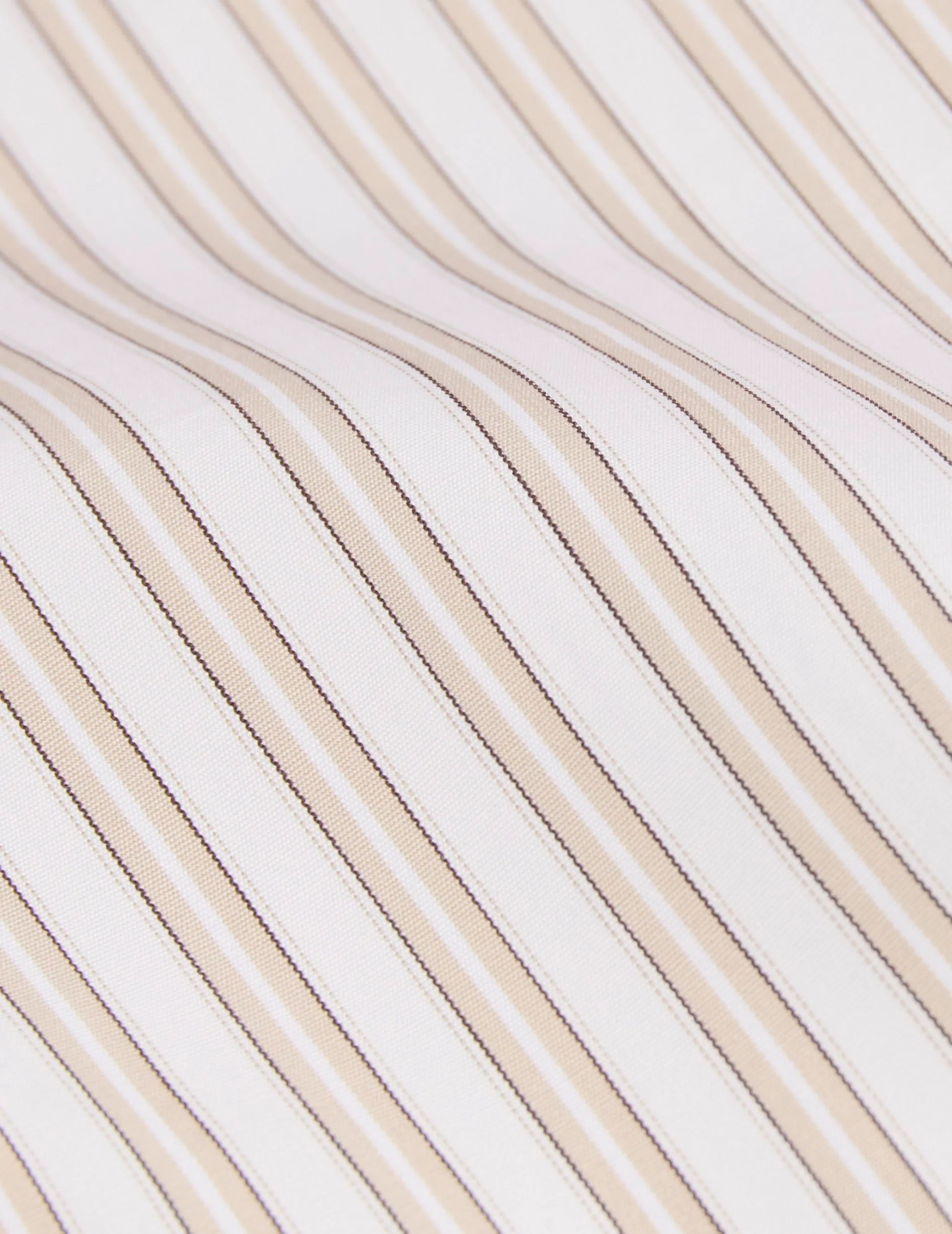 Chemise Carl rayée beige - Image 7