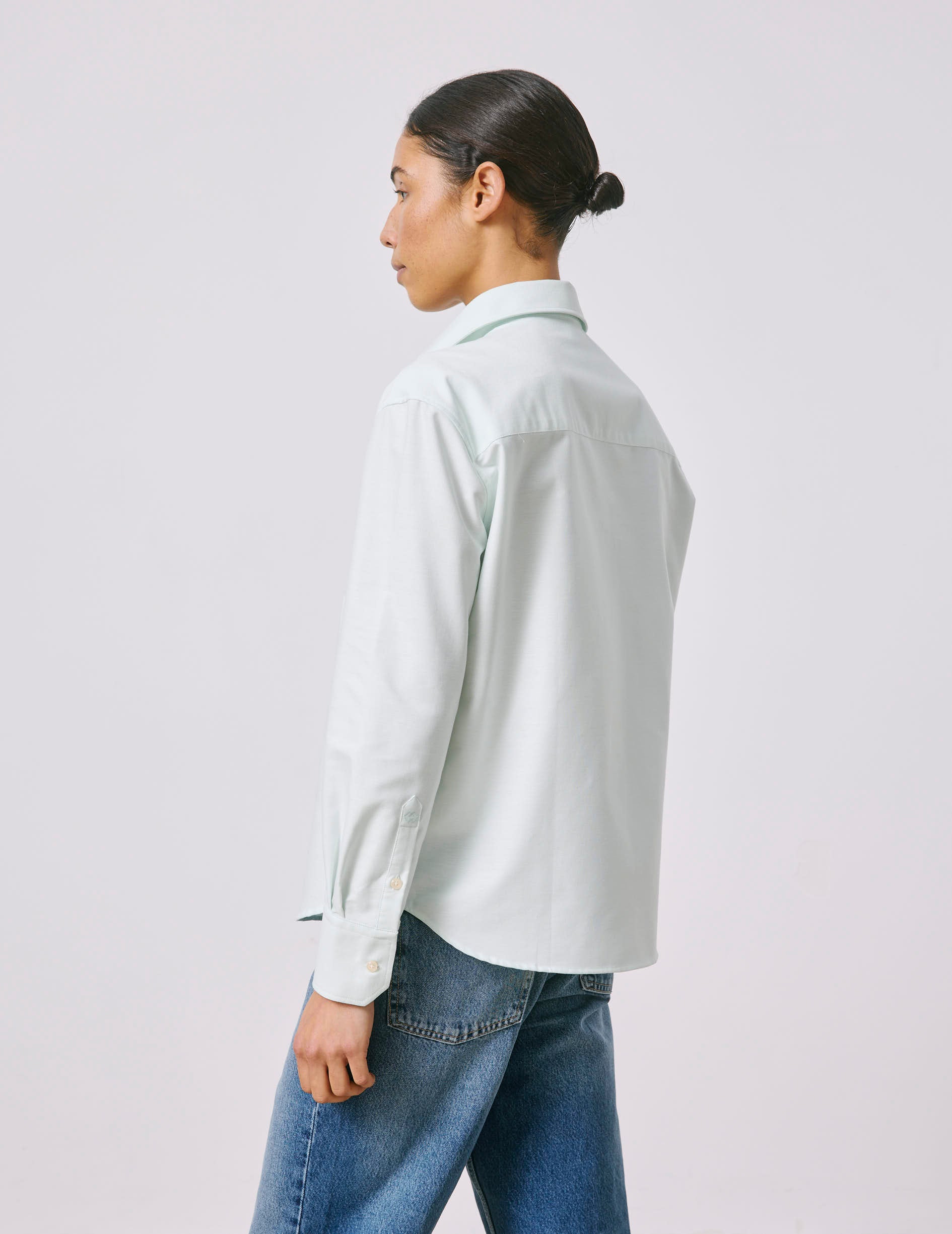 Chemise Charlotte verte - Image 2