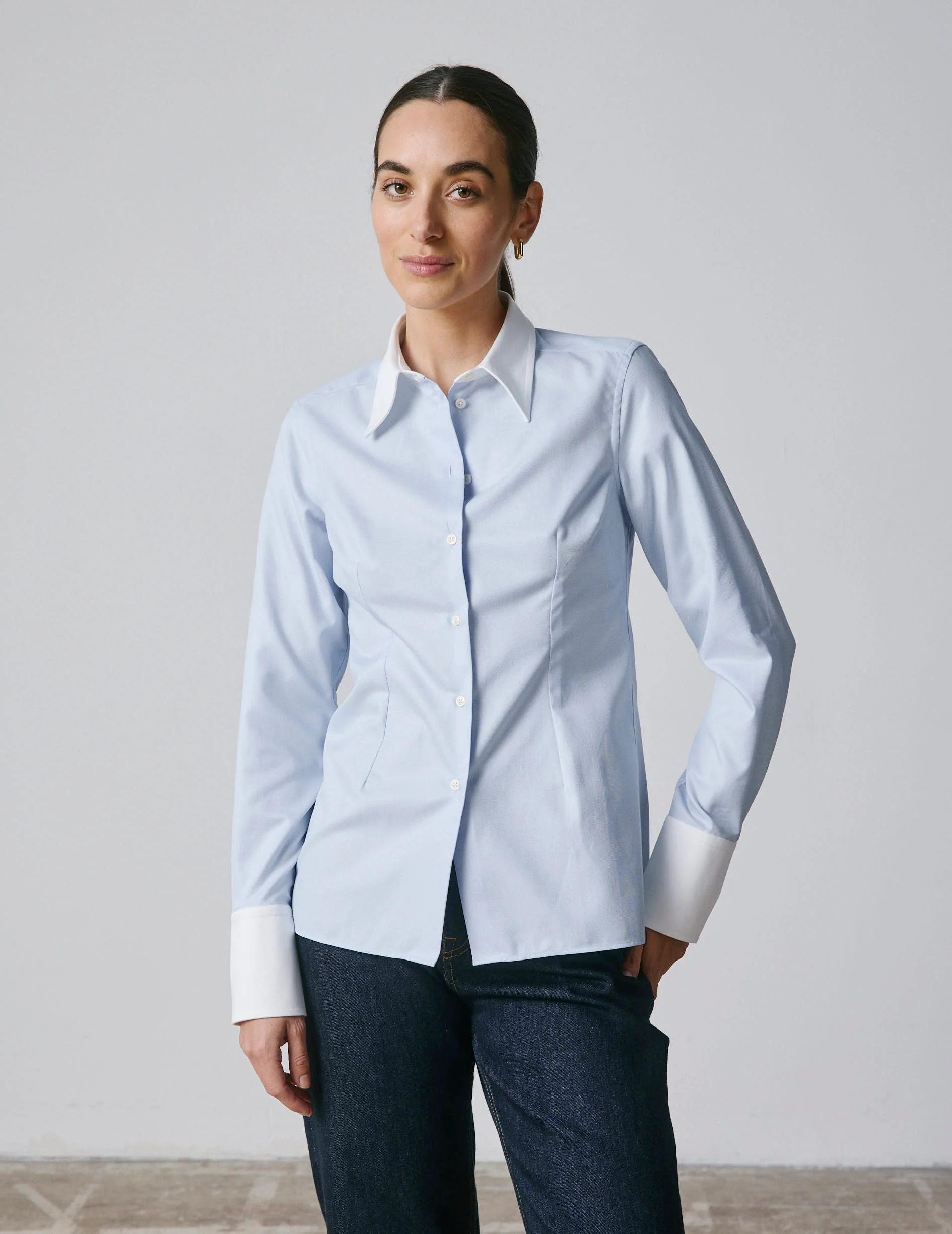 Chemise Naomie bleue