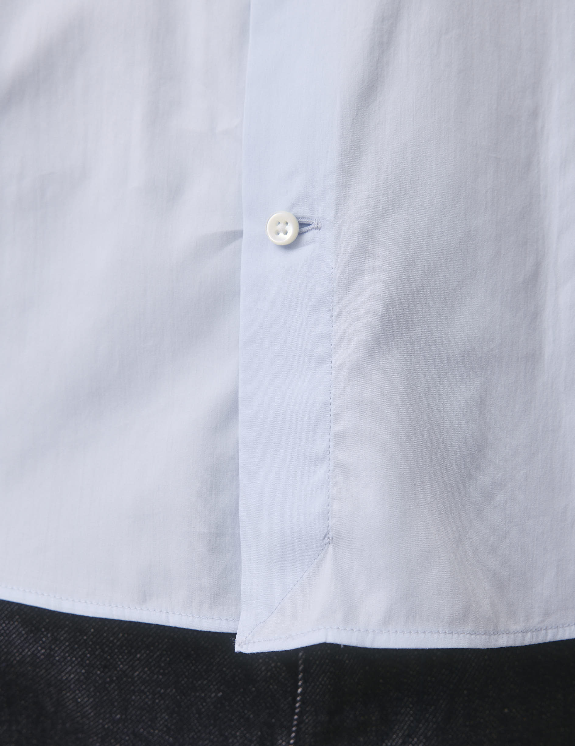Chemise semi-ajustée Prestige bleu clair - Image 7