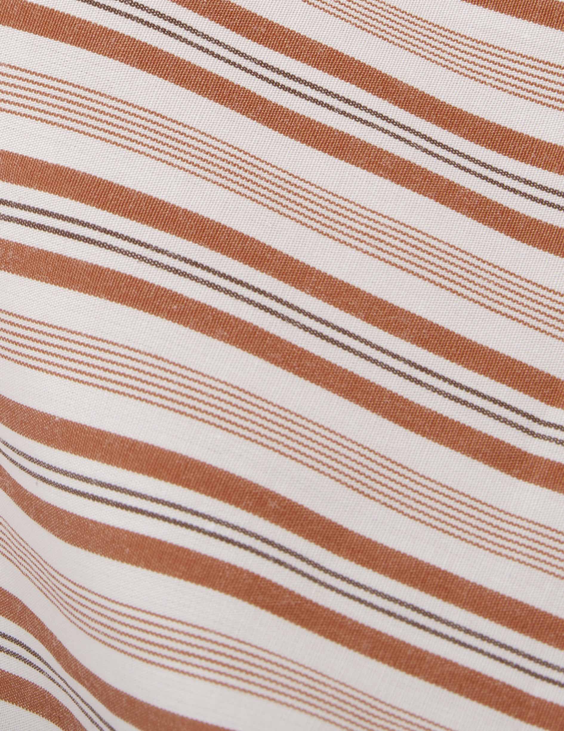 Chemise classique rayée marron - Image 2