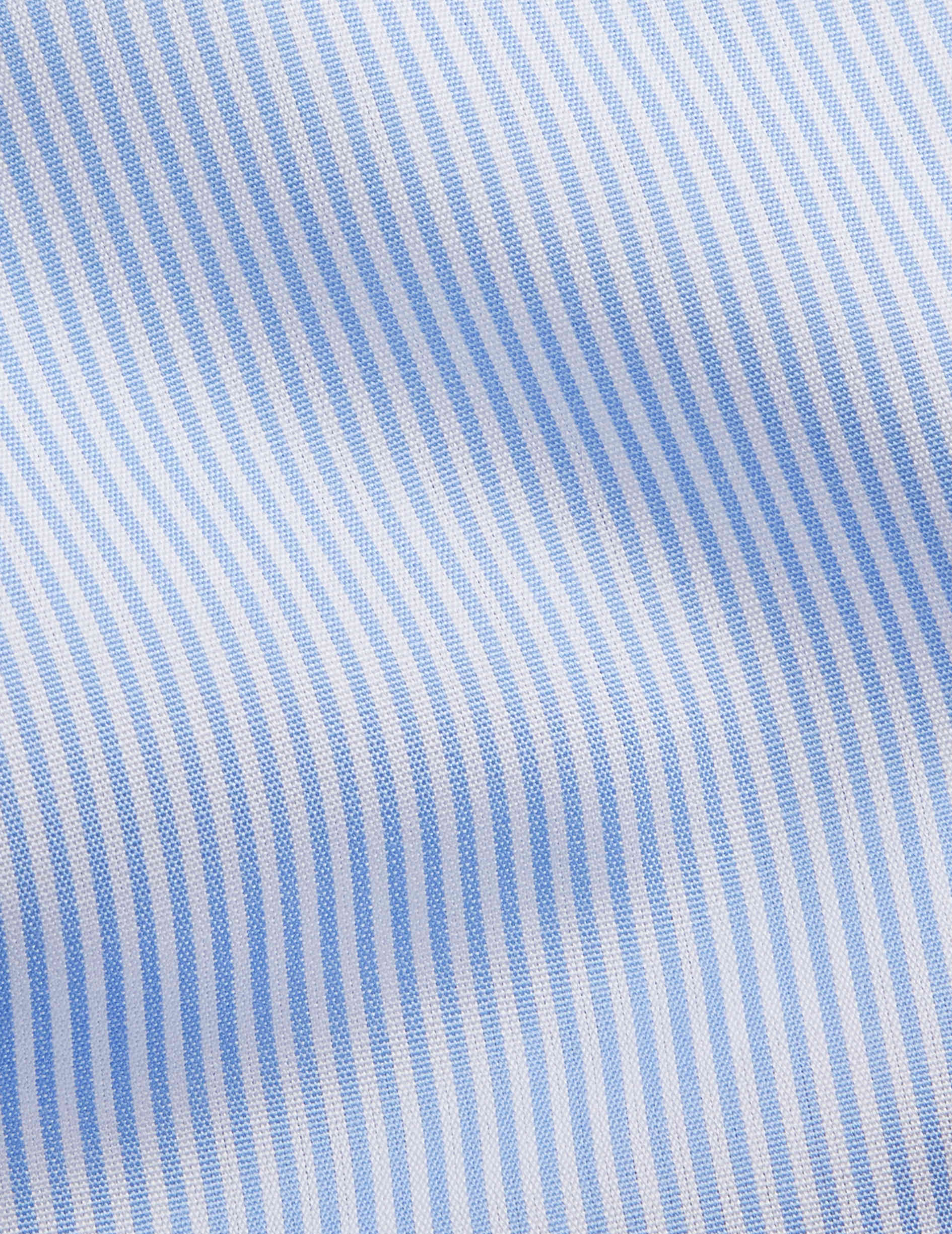 Chemise Semi-ajustée rayée bleue - Image 2