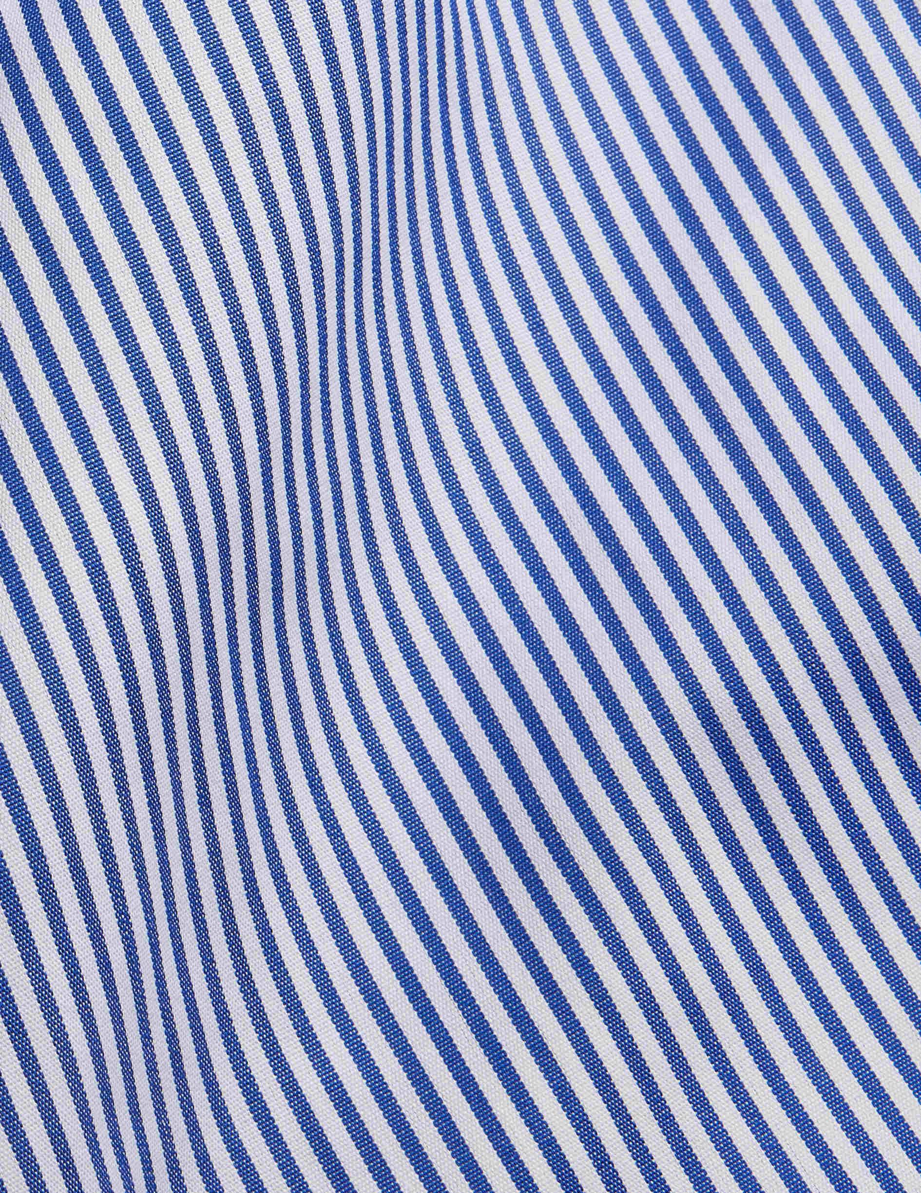Chemise Semi-ajustée rayée bleue - Image 2