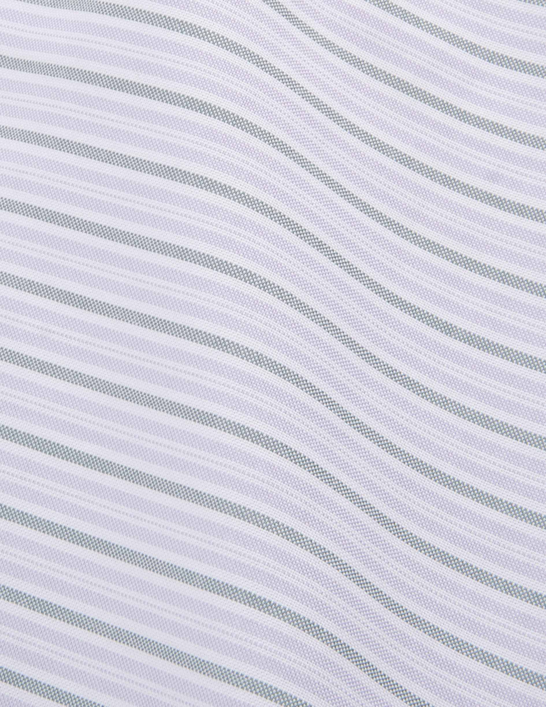 Chemise Gabriel rayée violette - Image 6