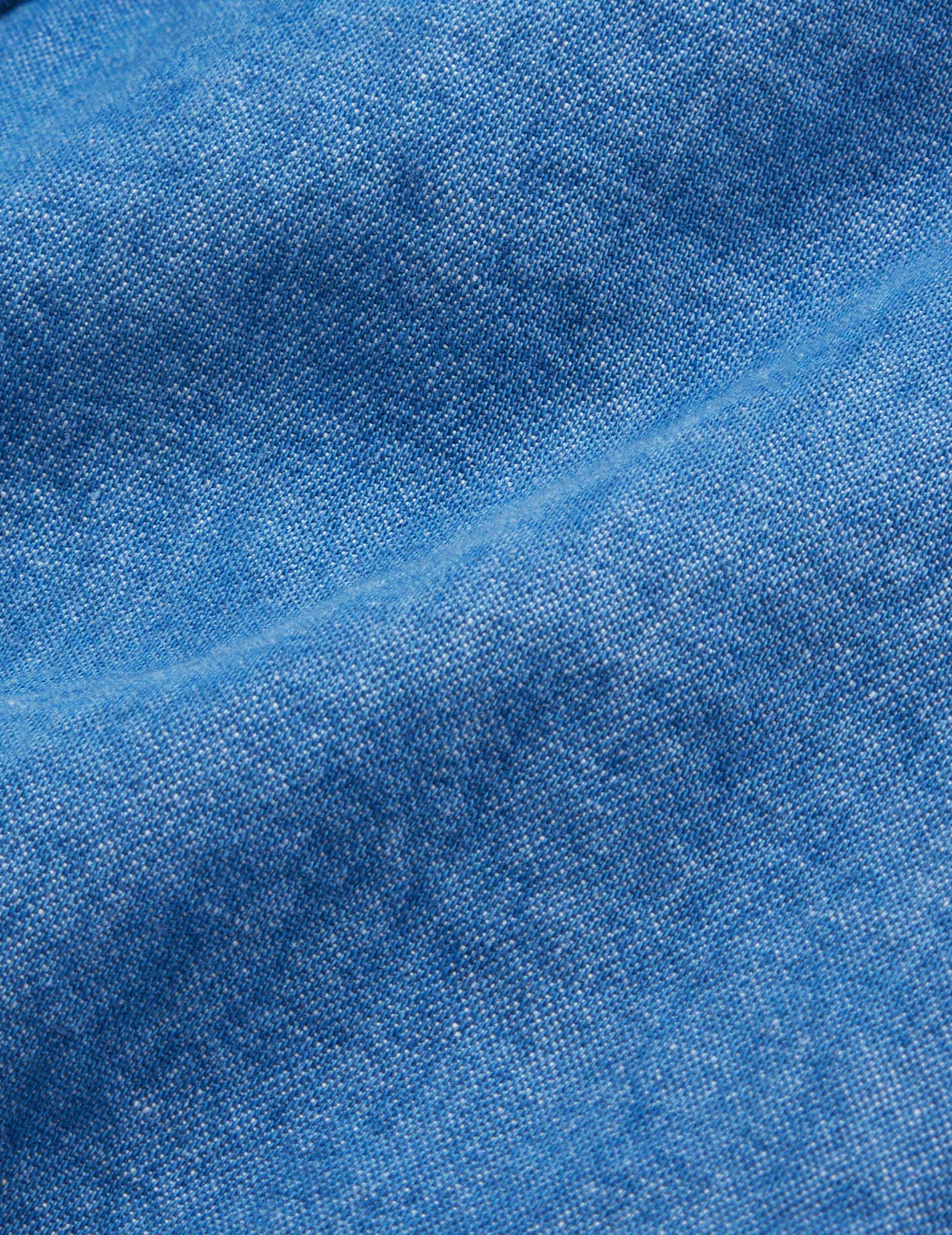 Chemise gabriel en denim bleu - Image 9
