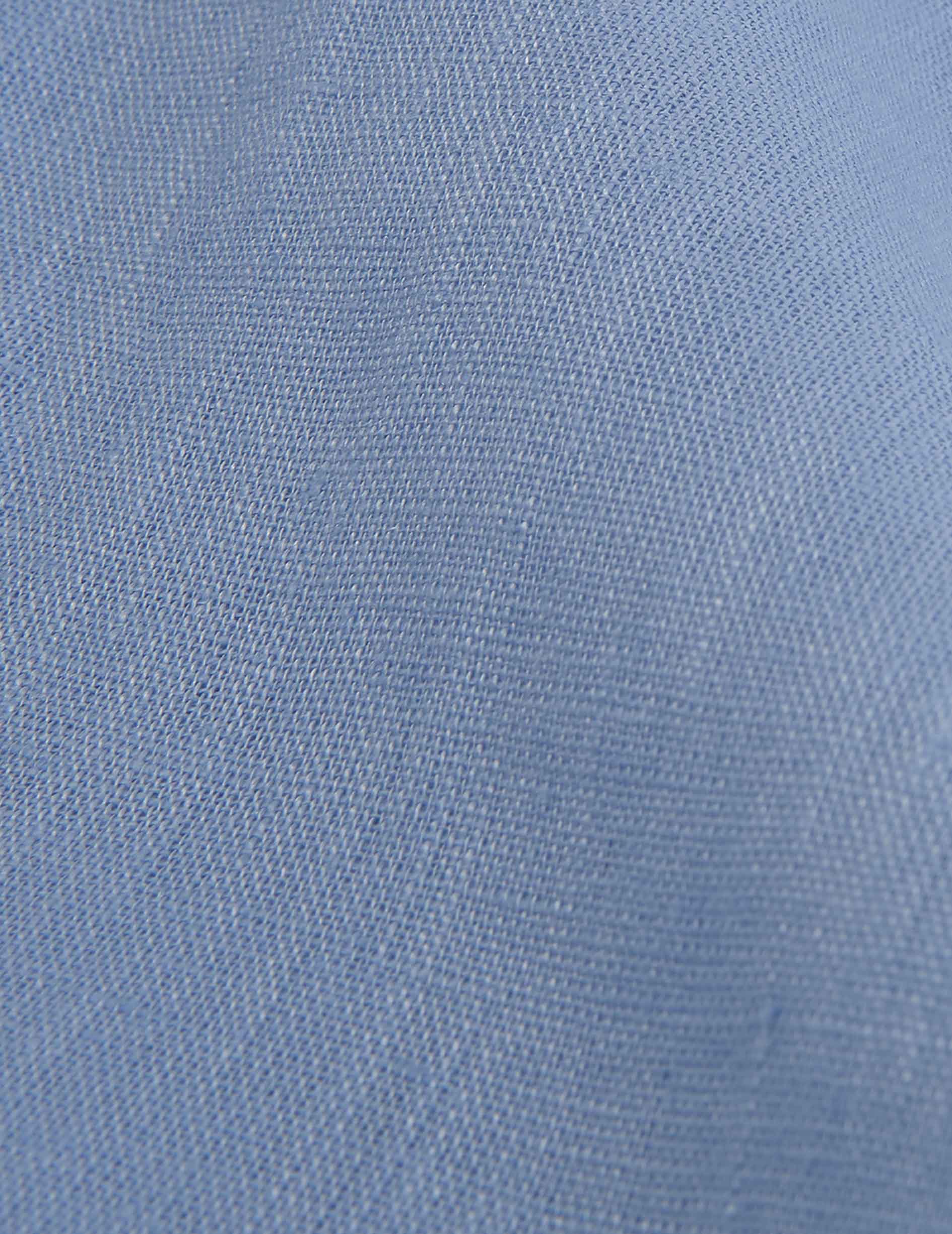 Chemise Gabriel en lin bleu - Image 4