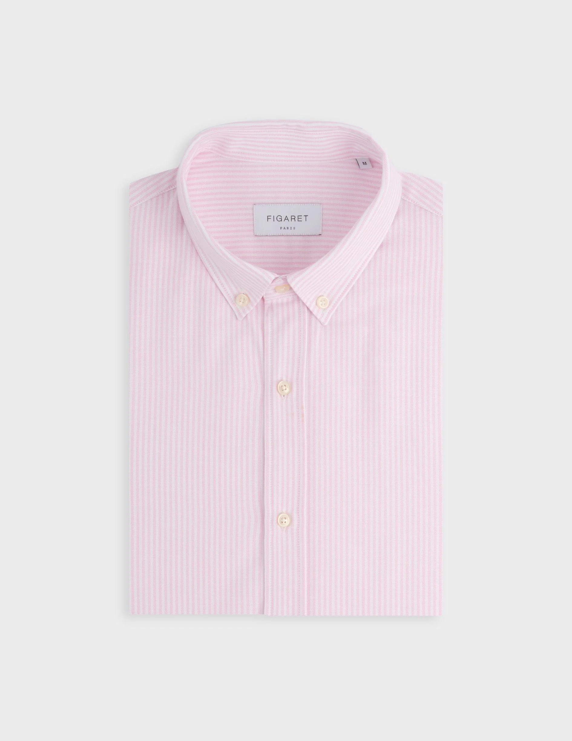Chemise Gaspard rayée rose - Image 4