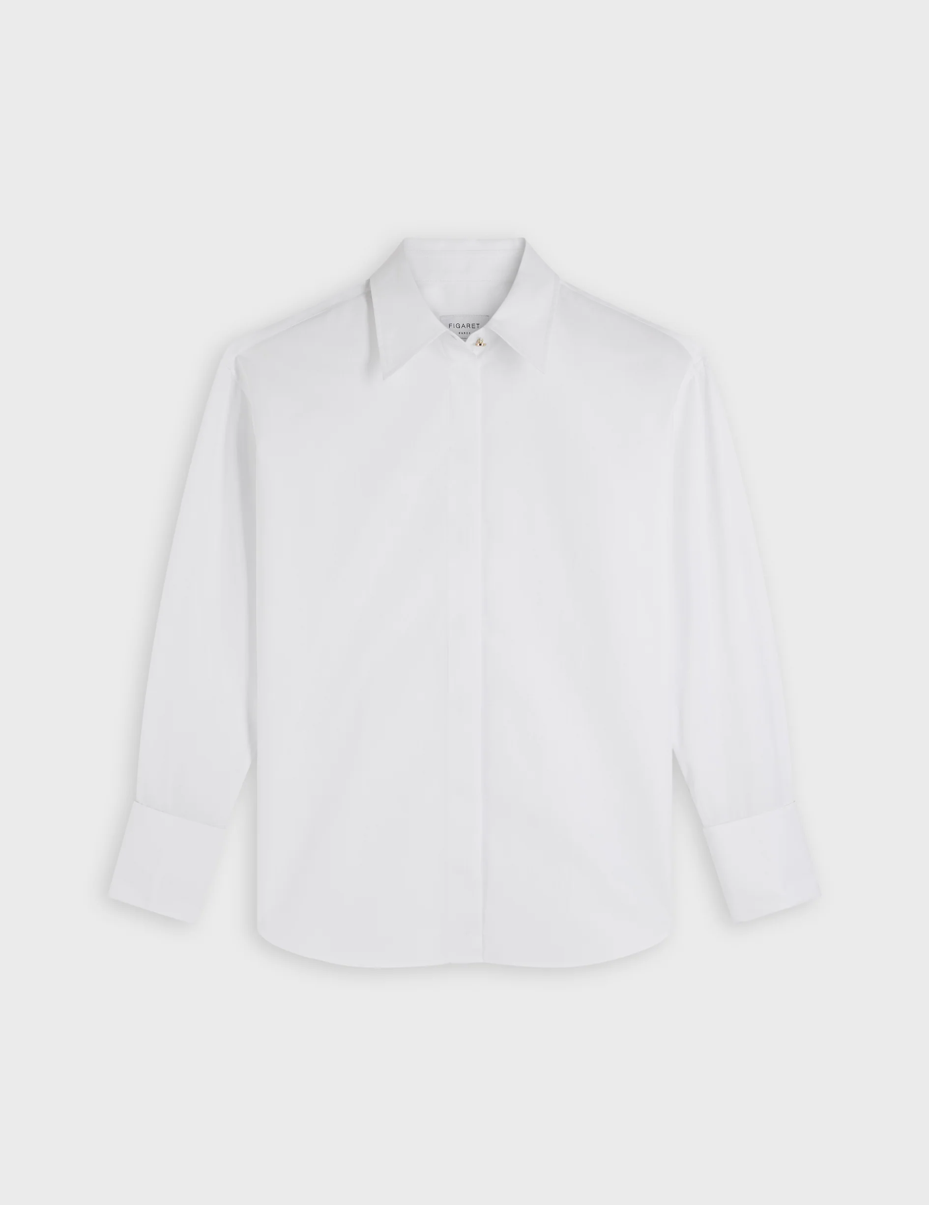 Chemise Hillie gorge cachée blanche - Image 4