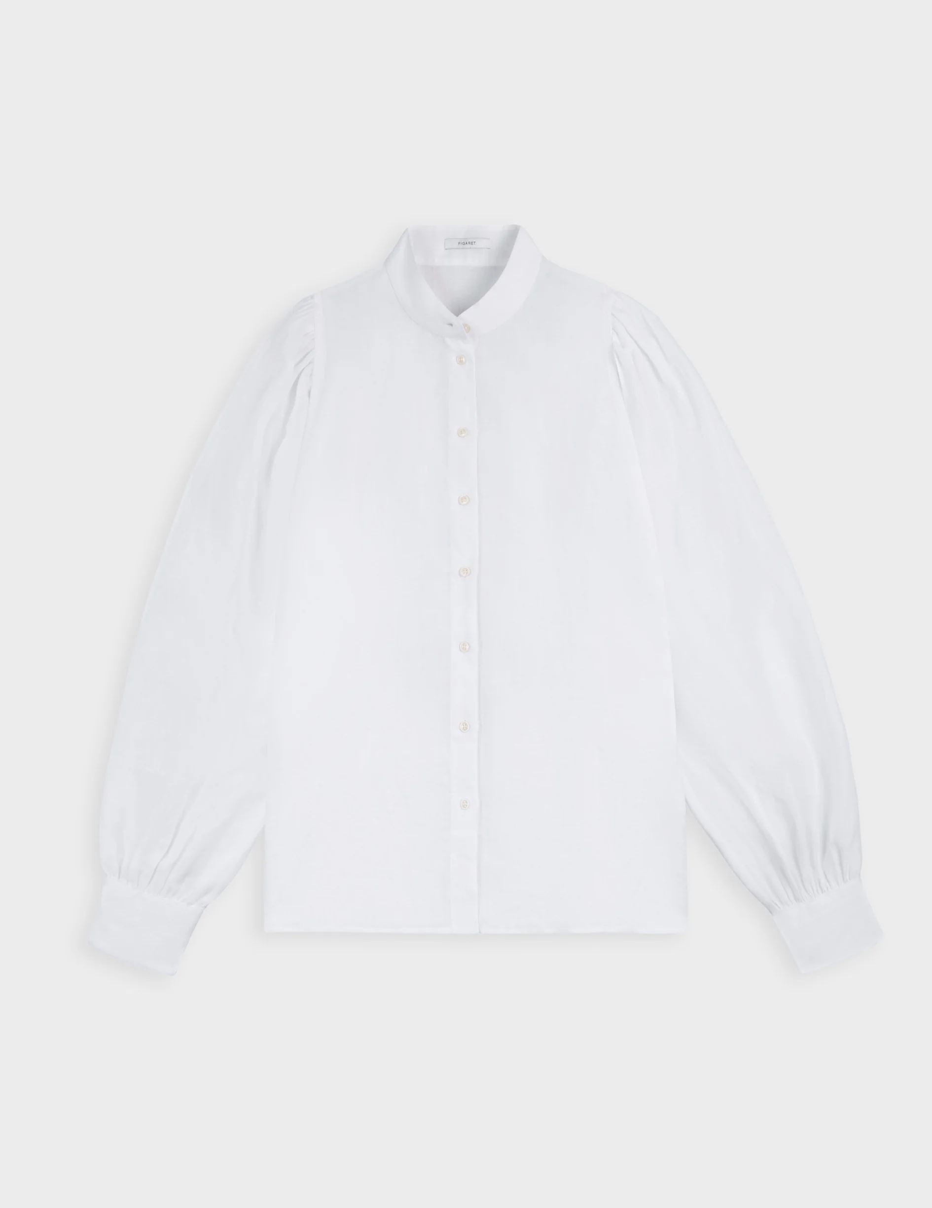 Chemise Lanaée en lin blanc - Image 5