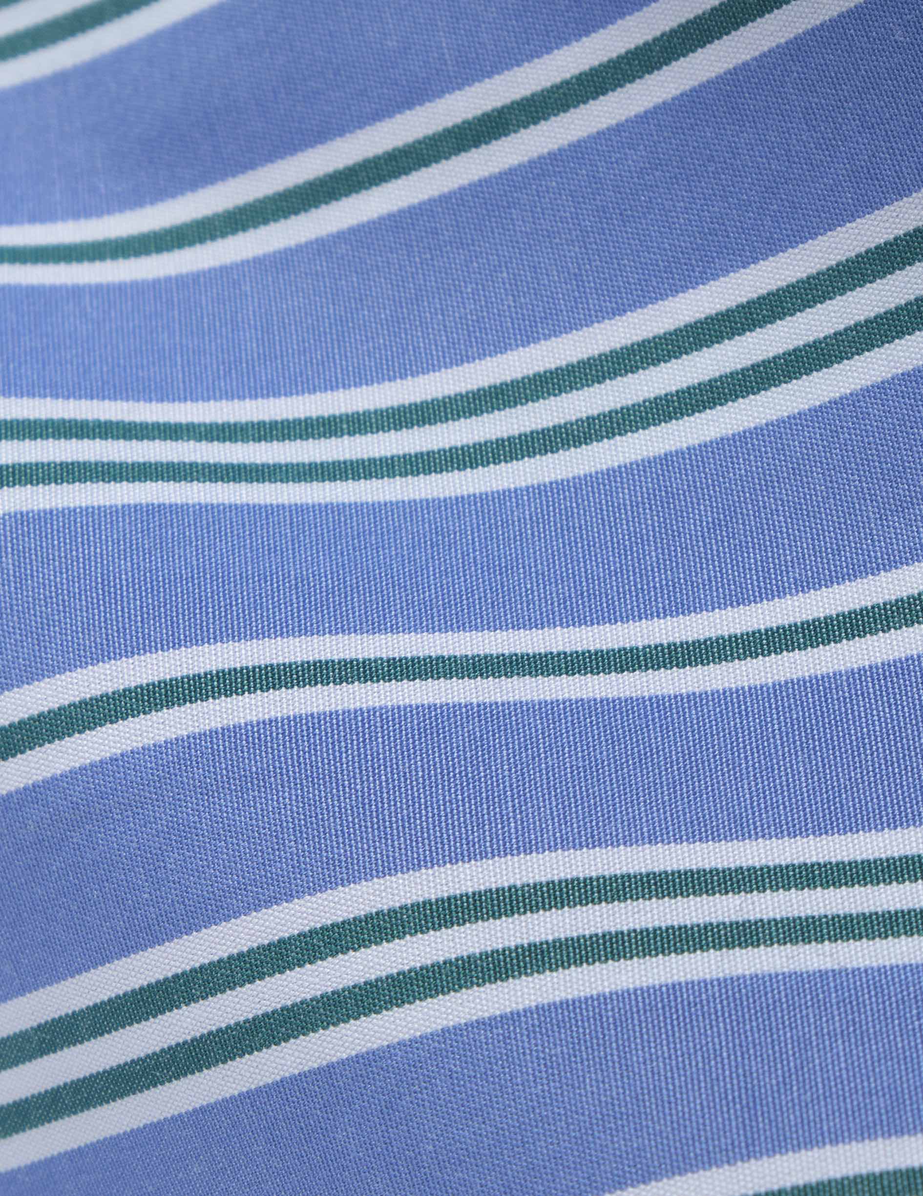 Chemise Laurine gorge cachée rayée bleue - Image 6