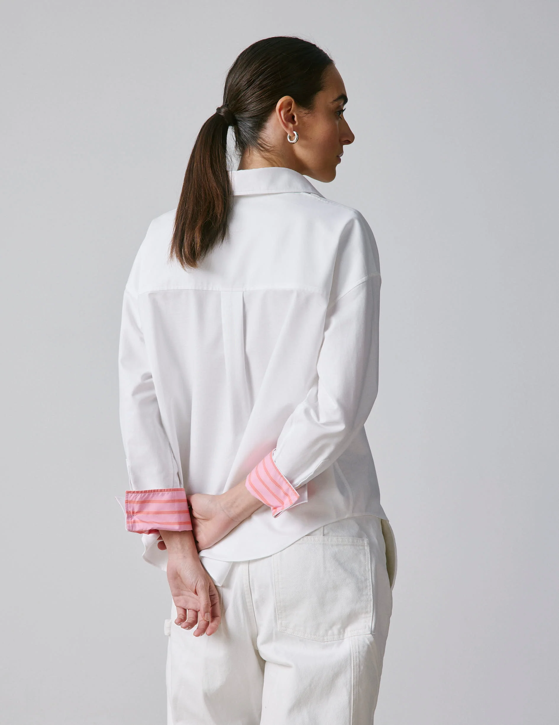 Chemise oversize Lizandra blanche - Image 2