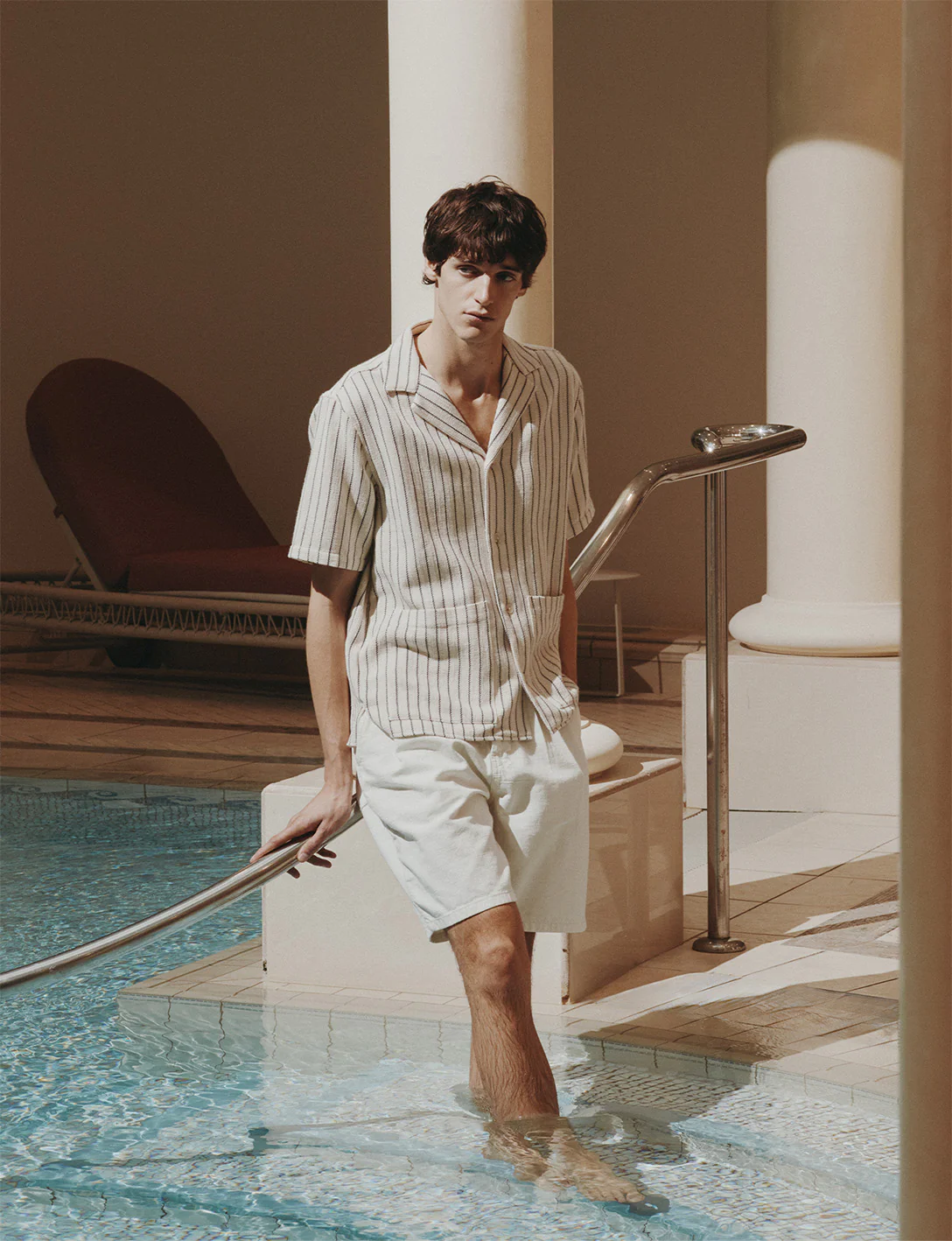 Chemise Luz écrue rayée - Image 6