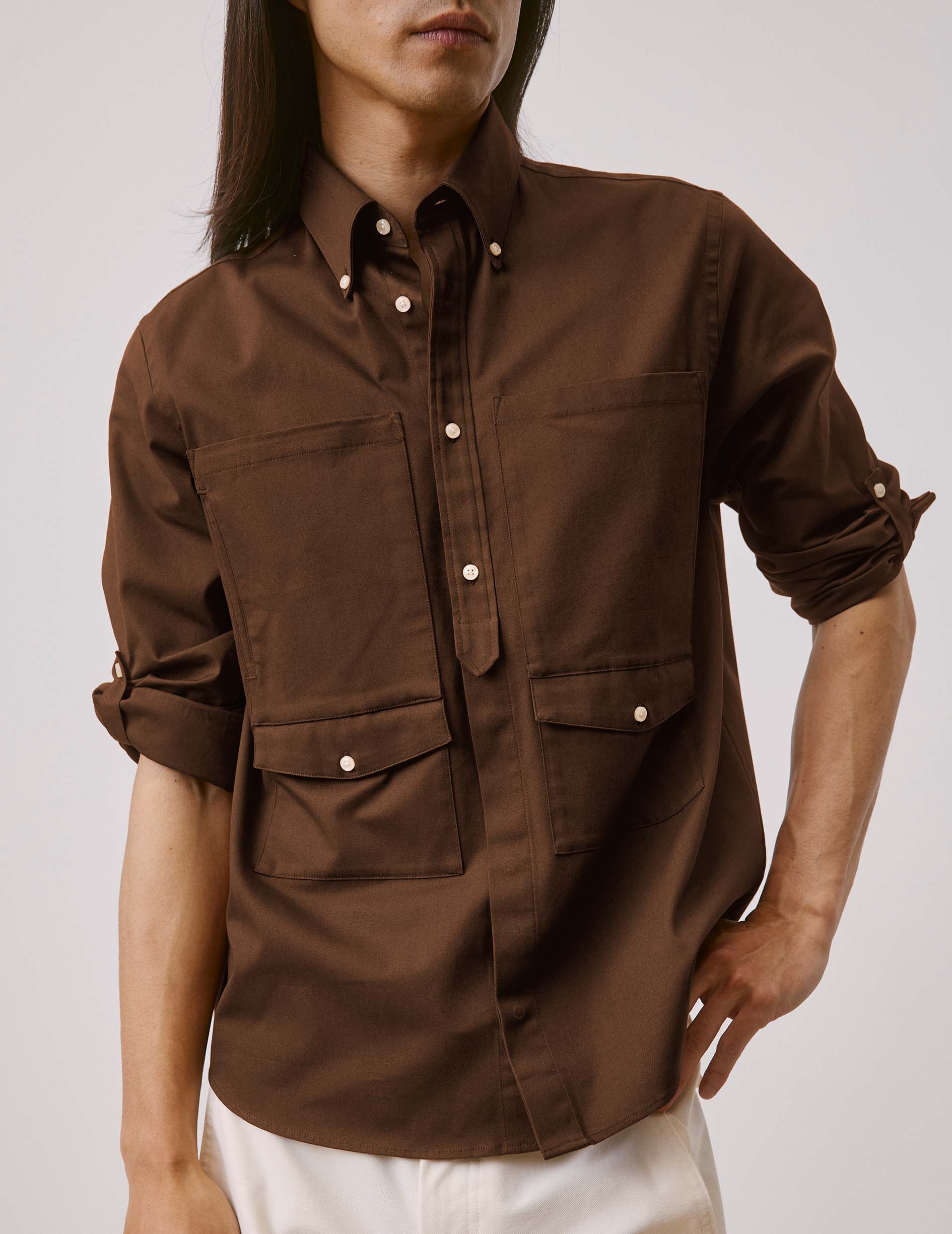 Chemise Mathéo marron - Image 3