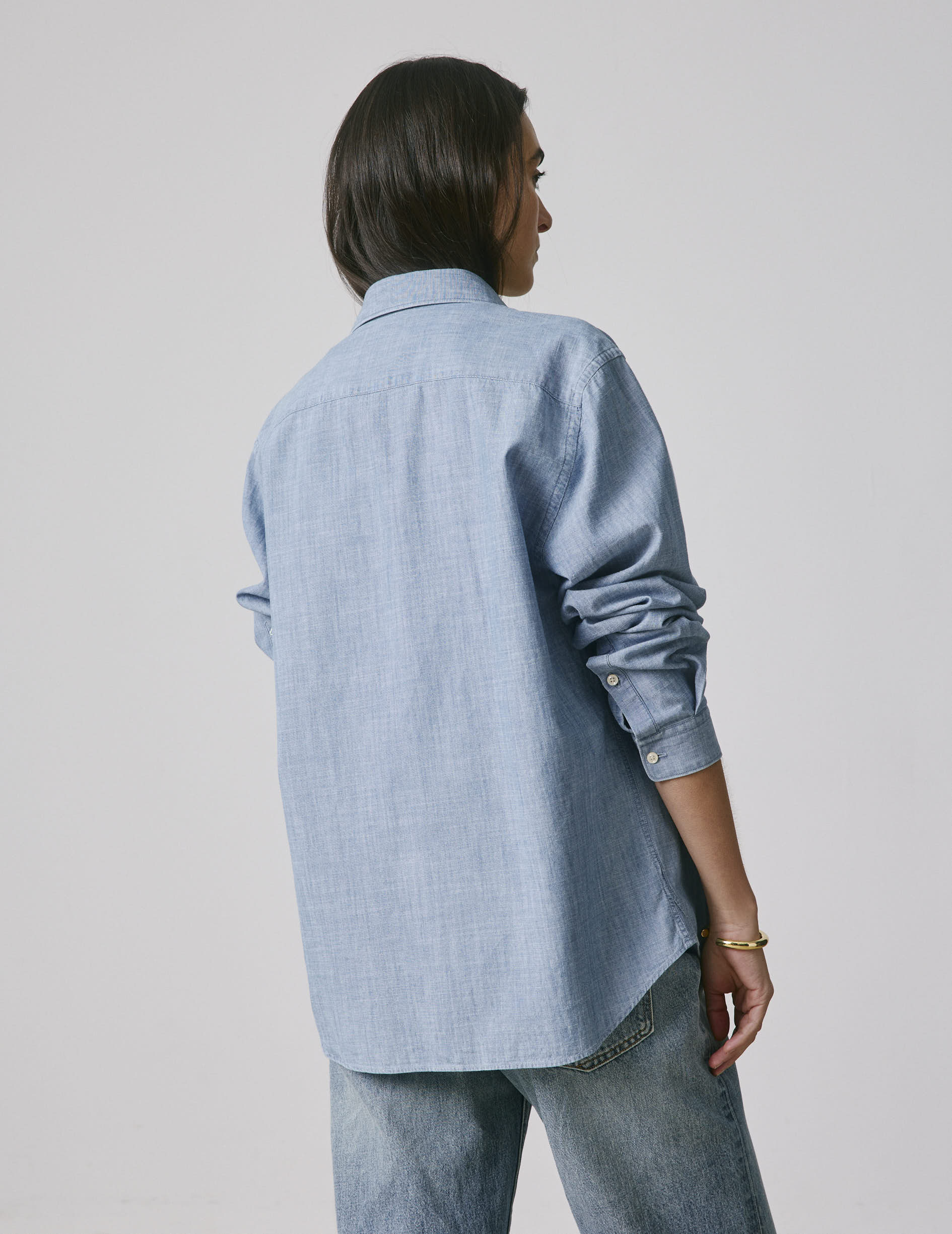 Chemise mixte "Je t'aime" bleue - Image 8