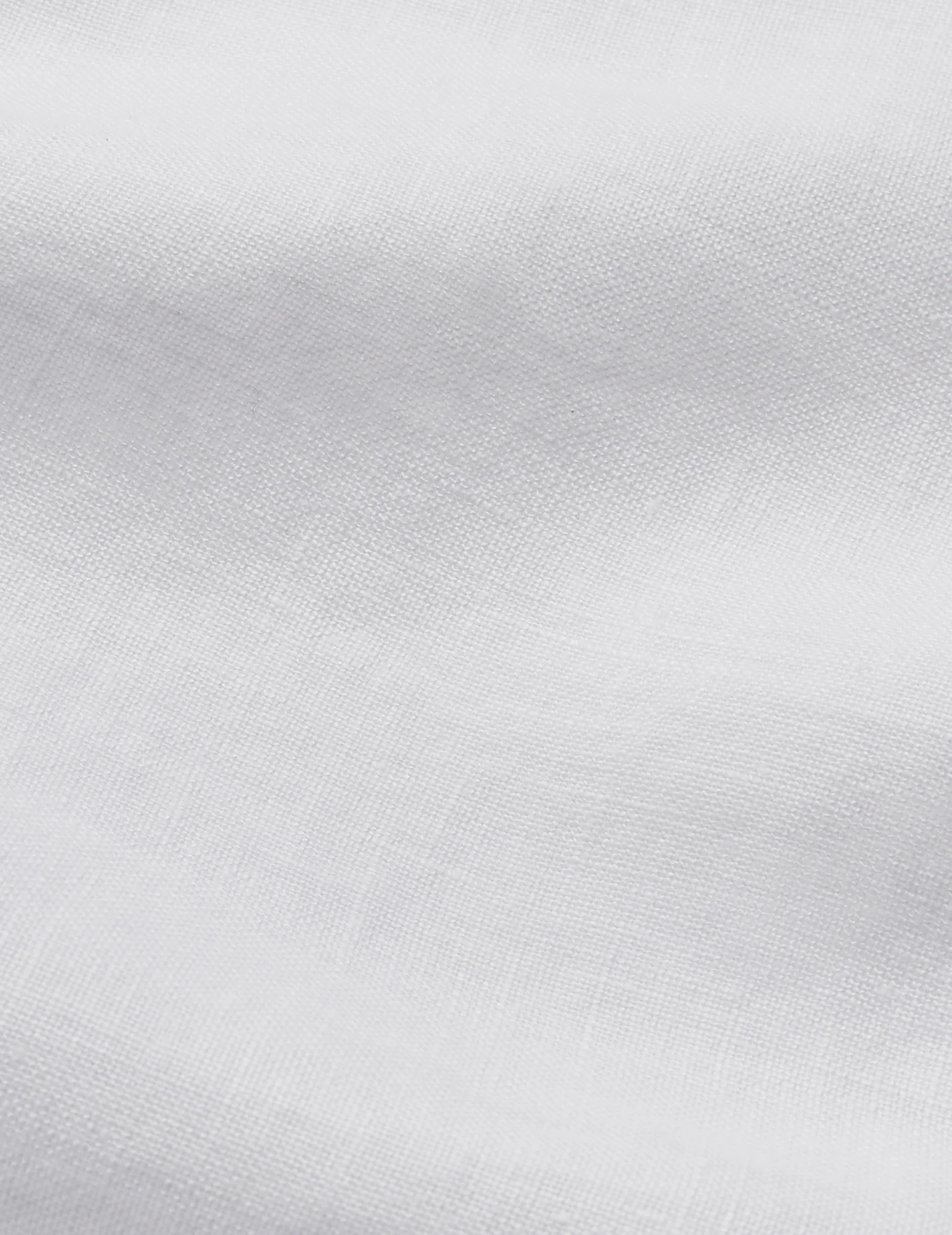 Chemise mixte "Je t'aime" en lin blanc - Image 10