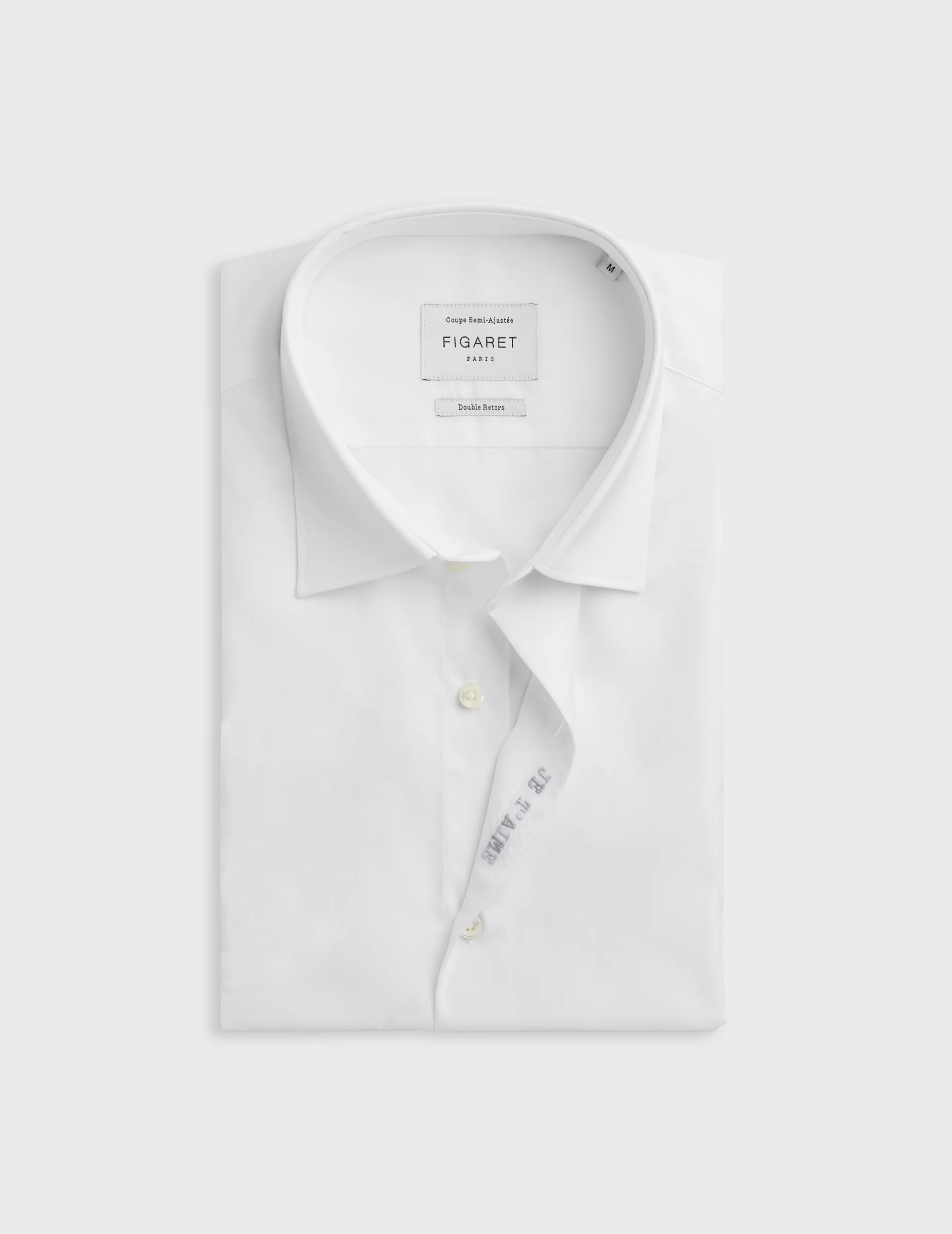 Chemise mixte "Je t'aime" blanche - Image 11