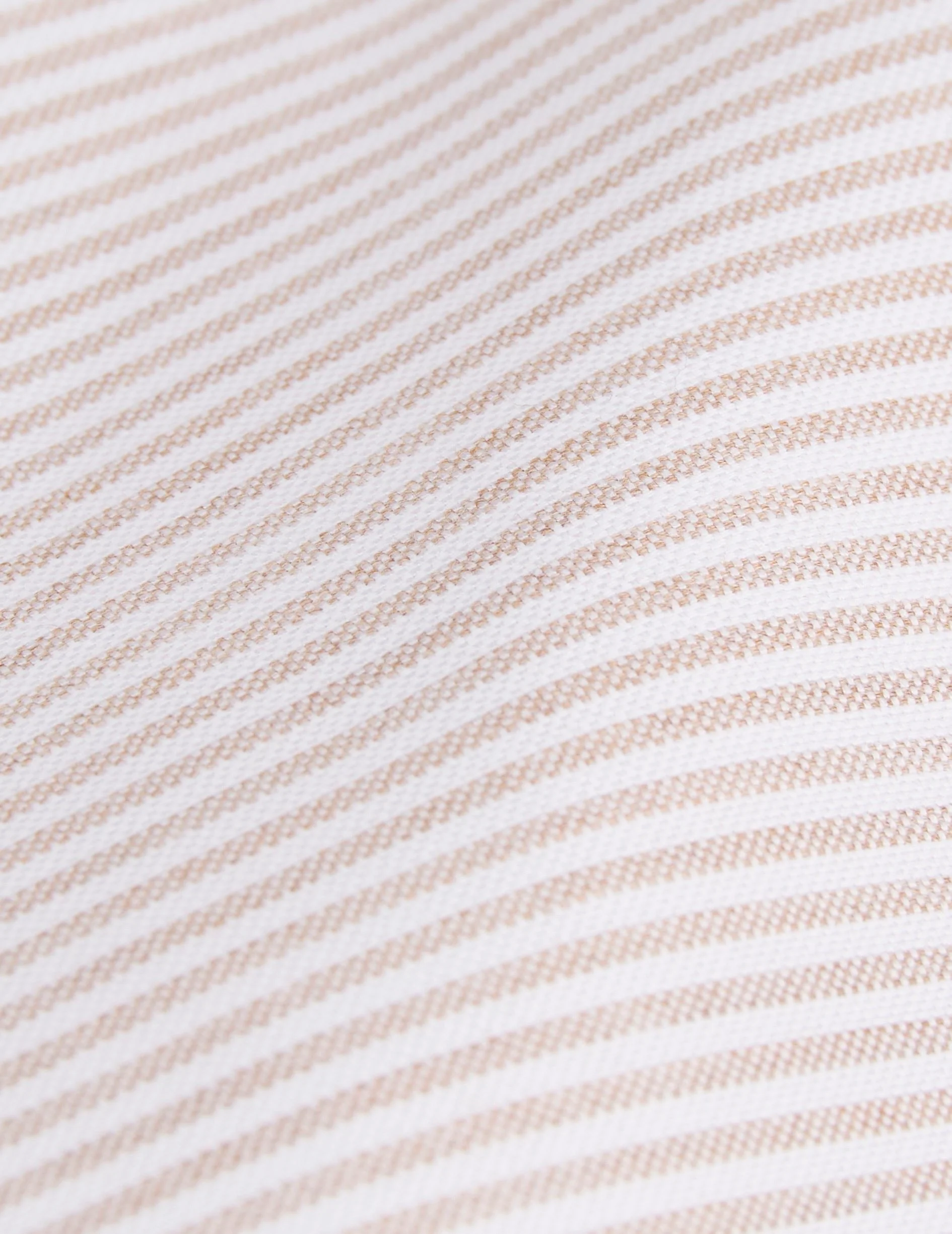 Chemise mixte "Je t'aime" rayée beige - Image 10