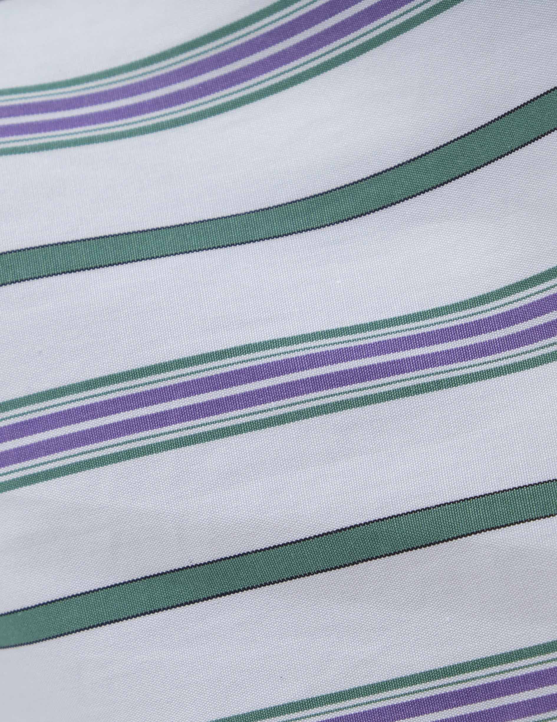 Chemise Noliana rayée violette - Image 5