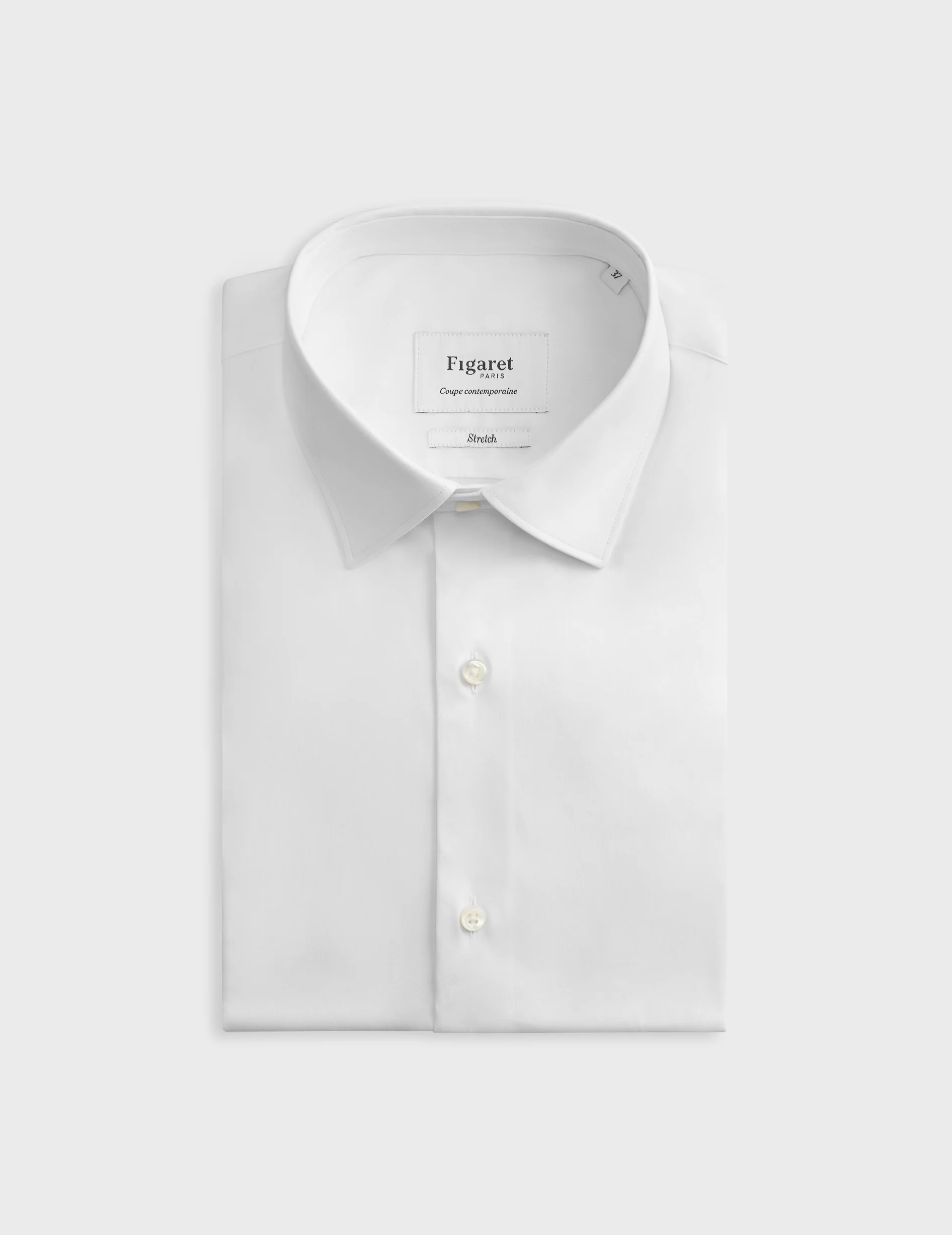 Chemise Semi-ajustée stretch blanche