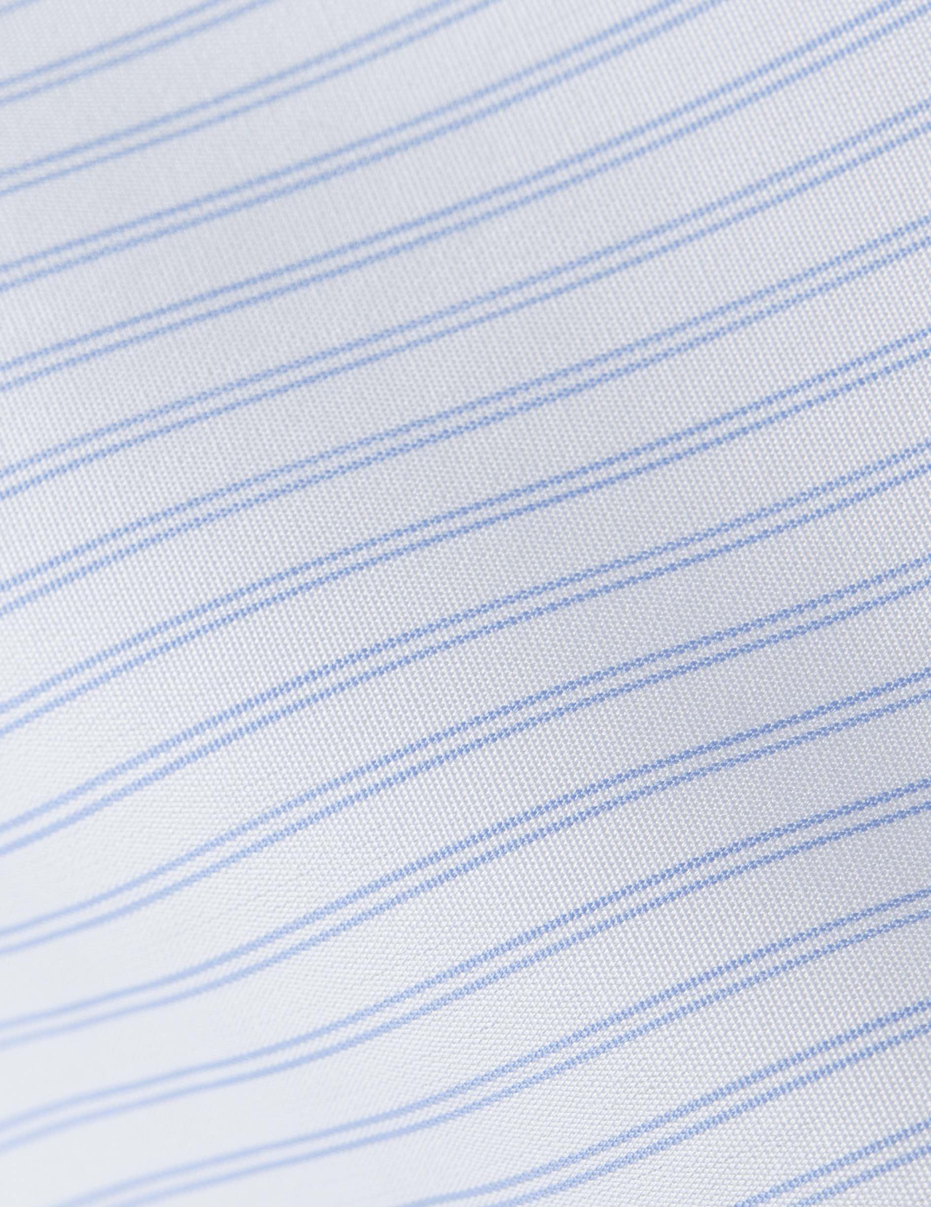Chemise classique Voyage rayée bleu clair - Image 2