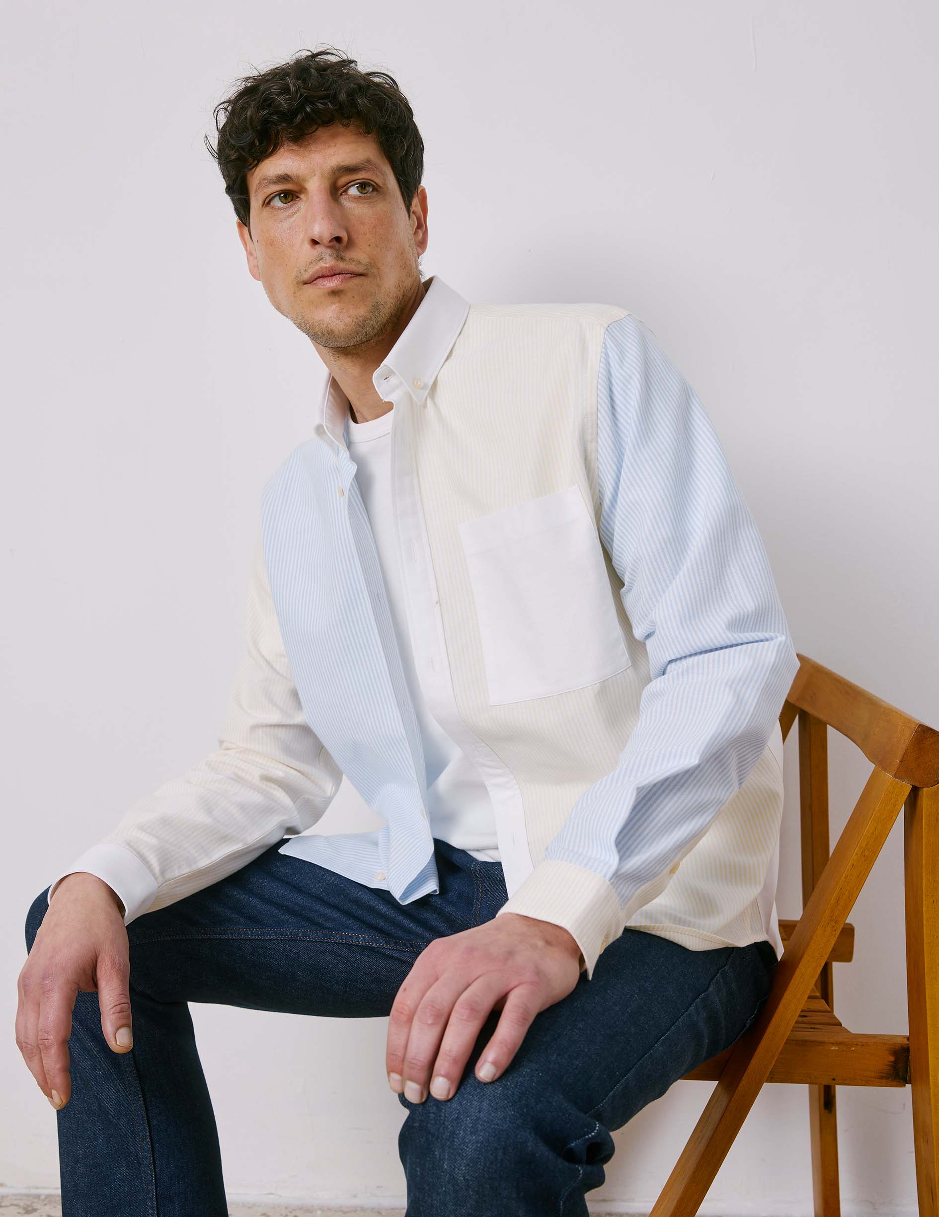 Fun shirt William rayée multicolore