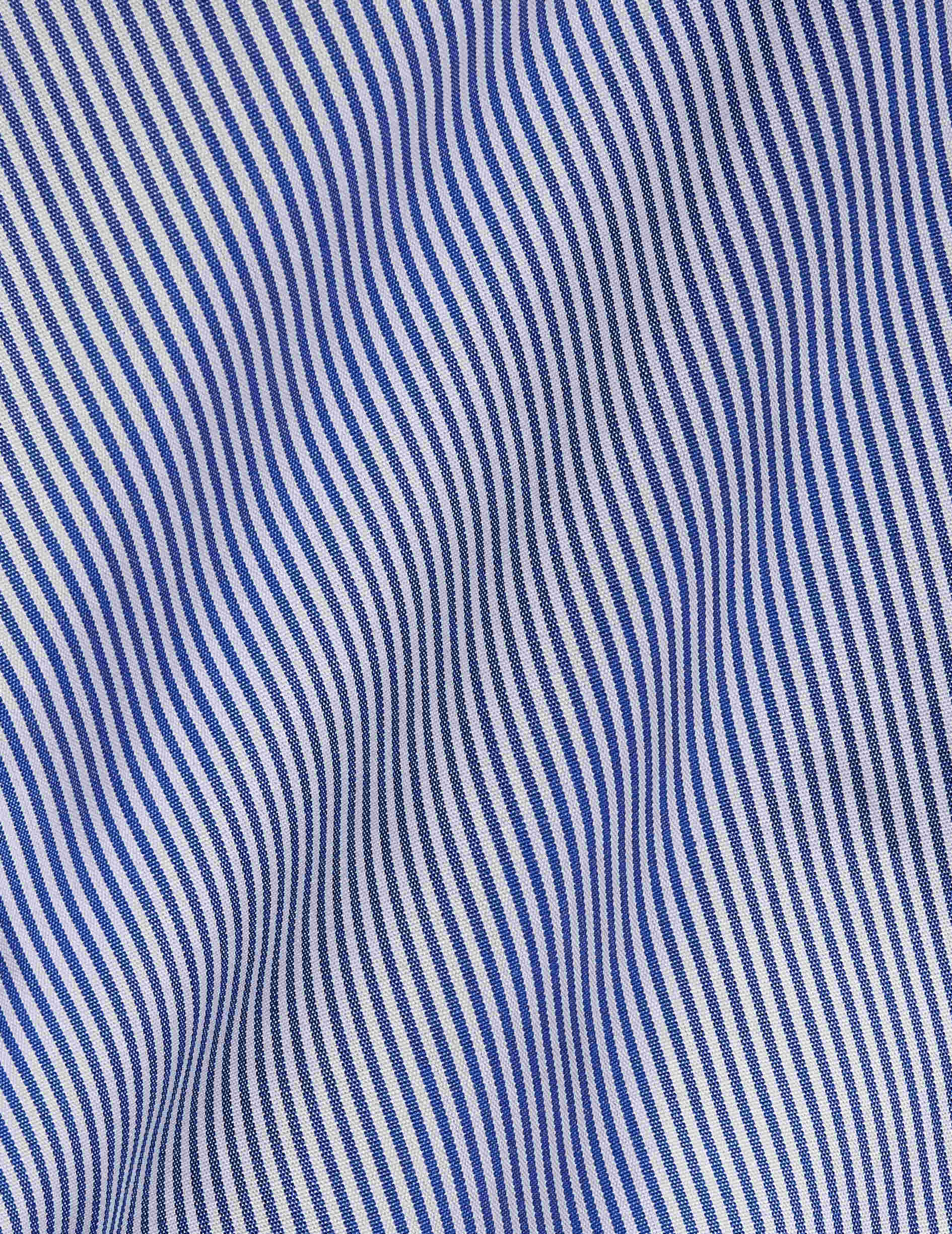Chemise Semi-ajustée rayée bleu marine - Image 2