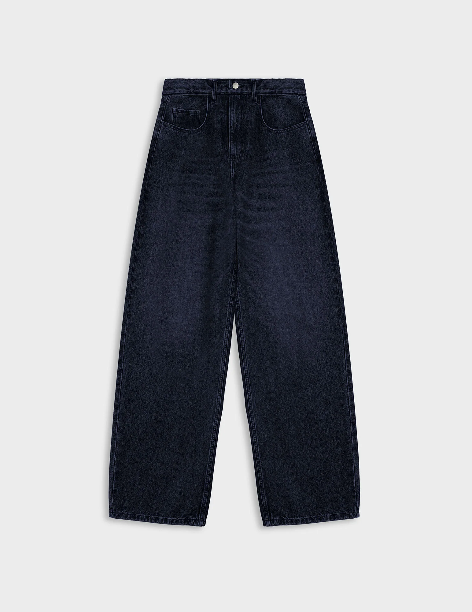 Jean barrel Meredith en denim bleu marine - Image 4