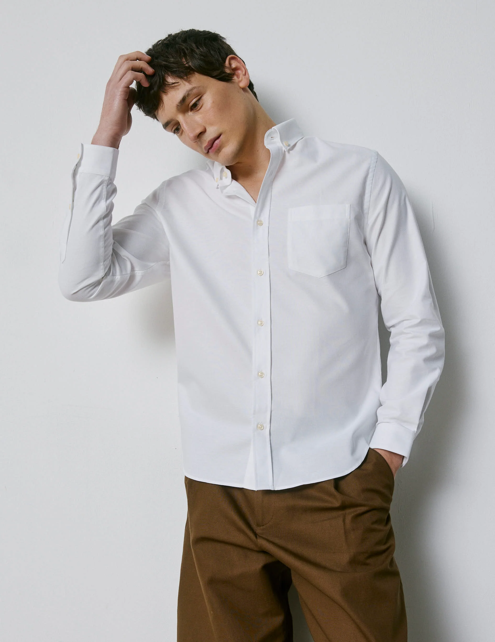 Chemise Semi-ajustée blanche