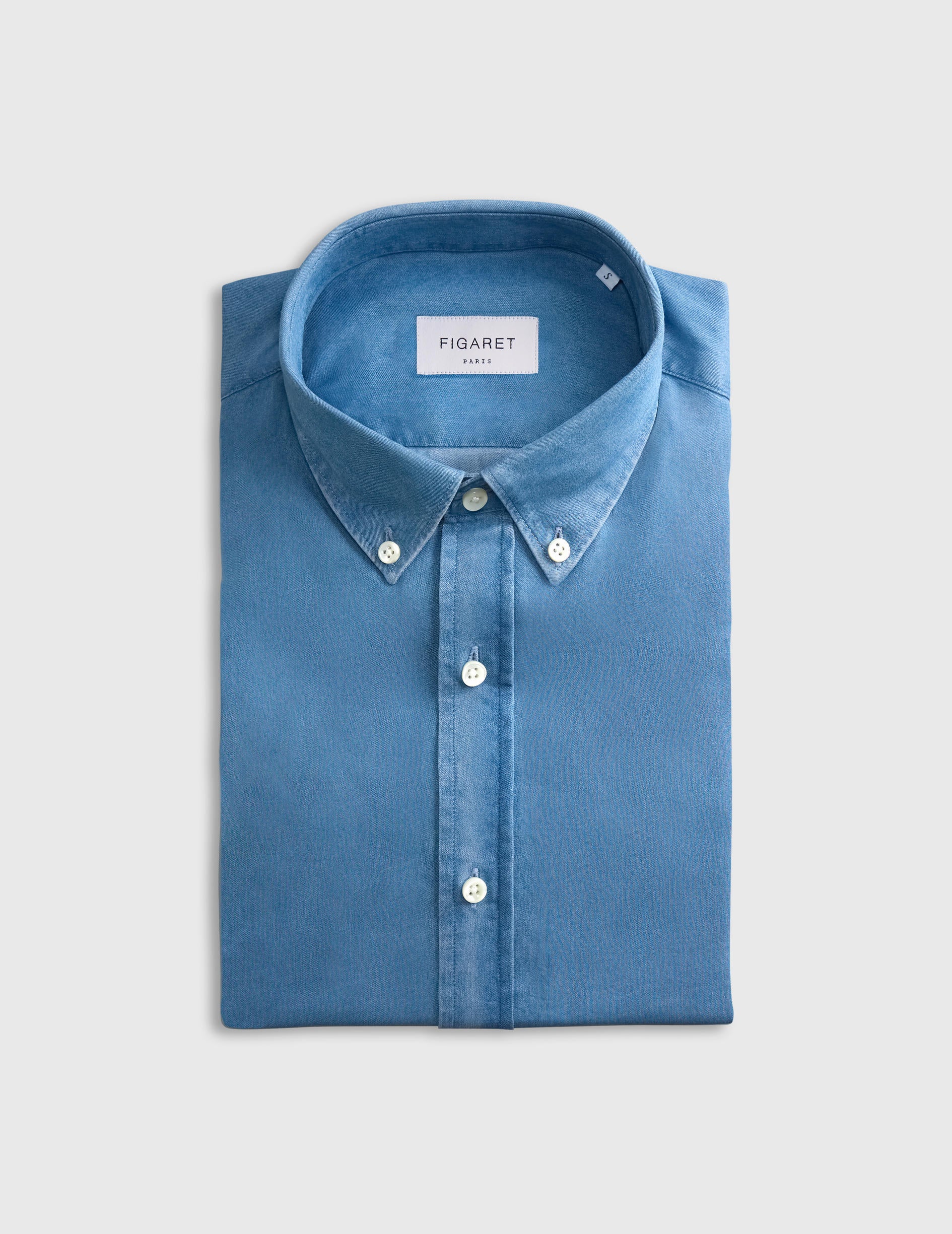 Chemise Semi-ajustée bleue - Image 3