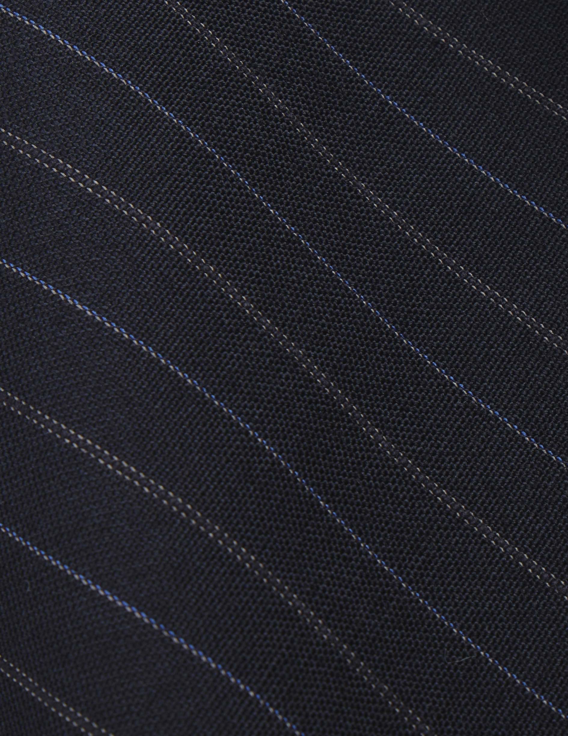 Pantalon de costume Driss en laine vierge marine - Image 6