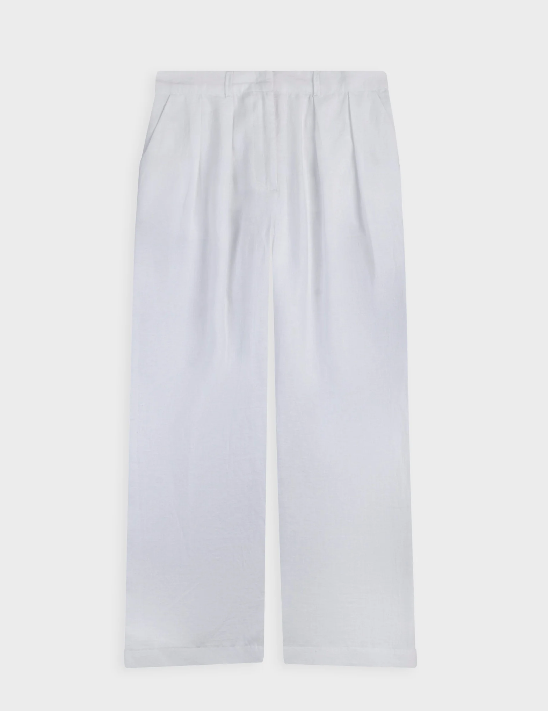Pantalon Norma en lin blanc - Image 5