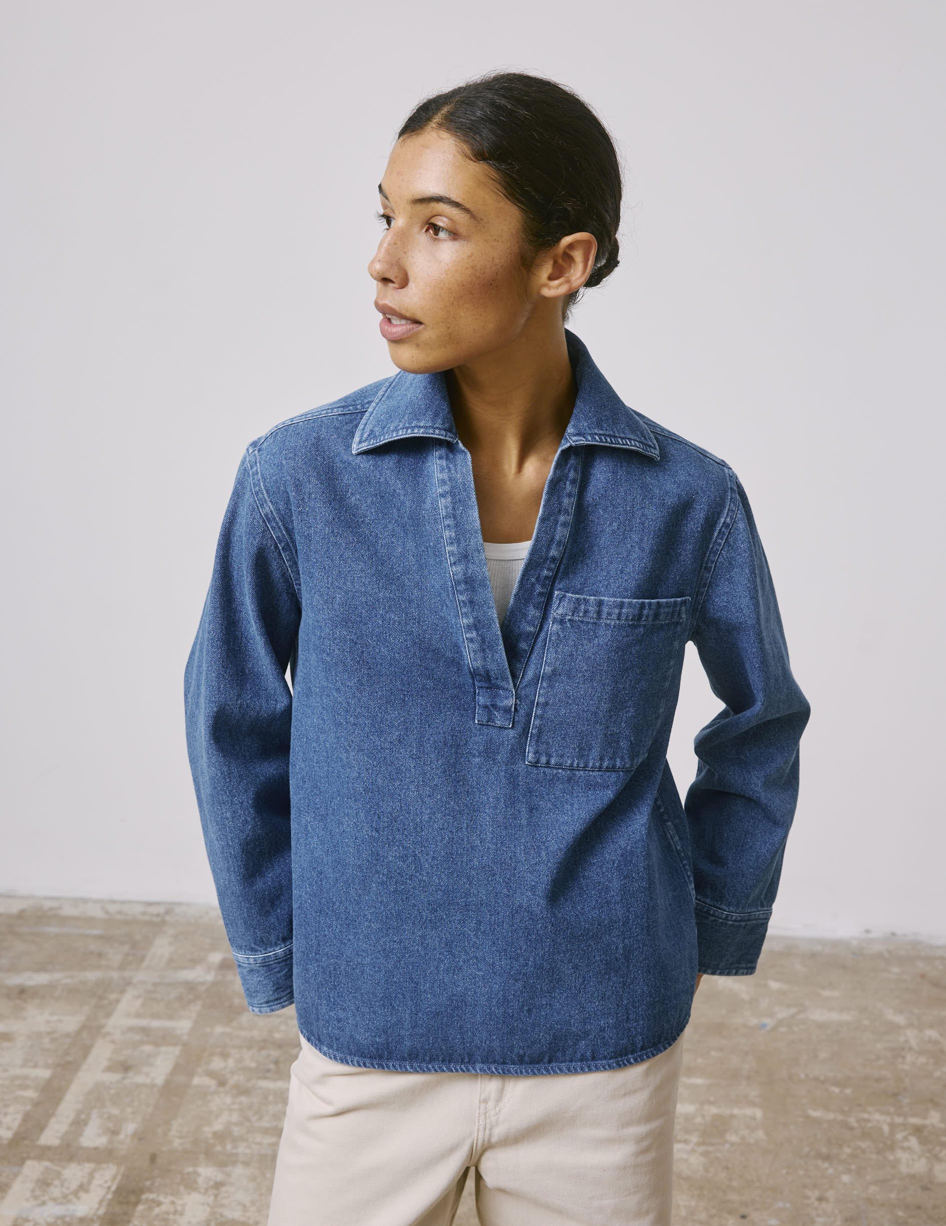 Vareuse Norelie en denim
