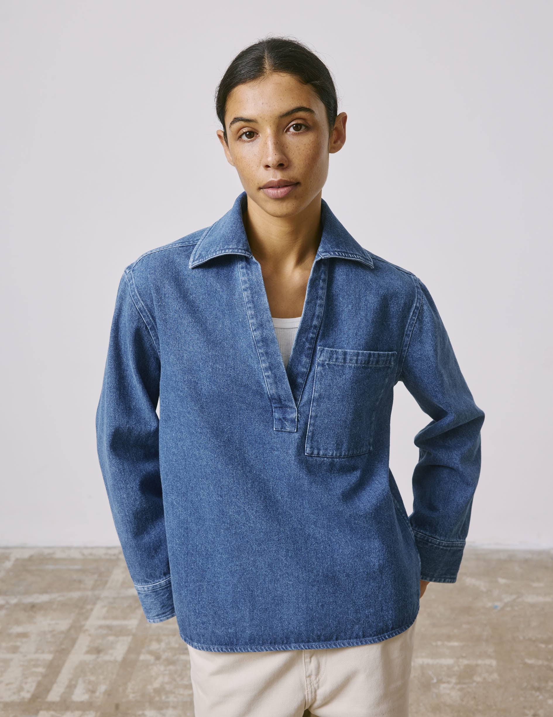 Vareuse Norelie en denim - Image 4
