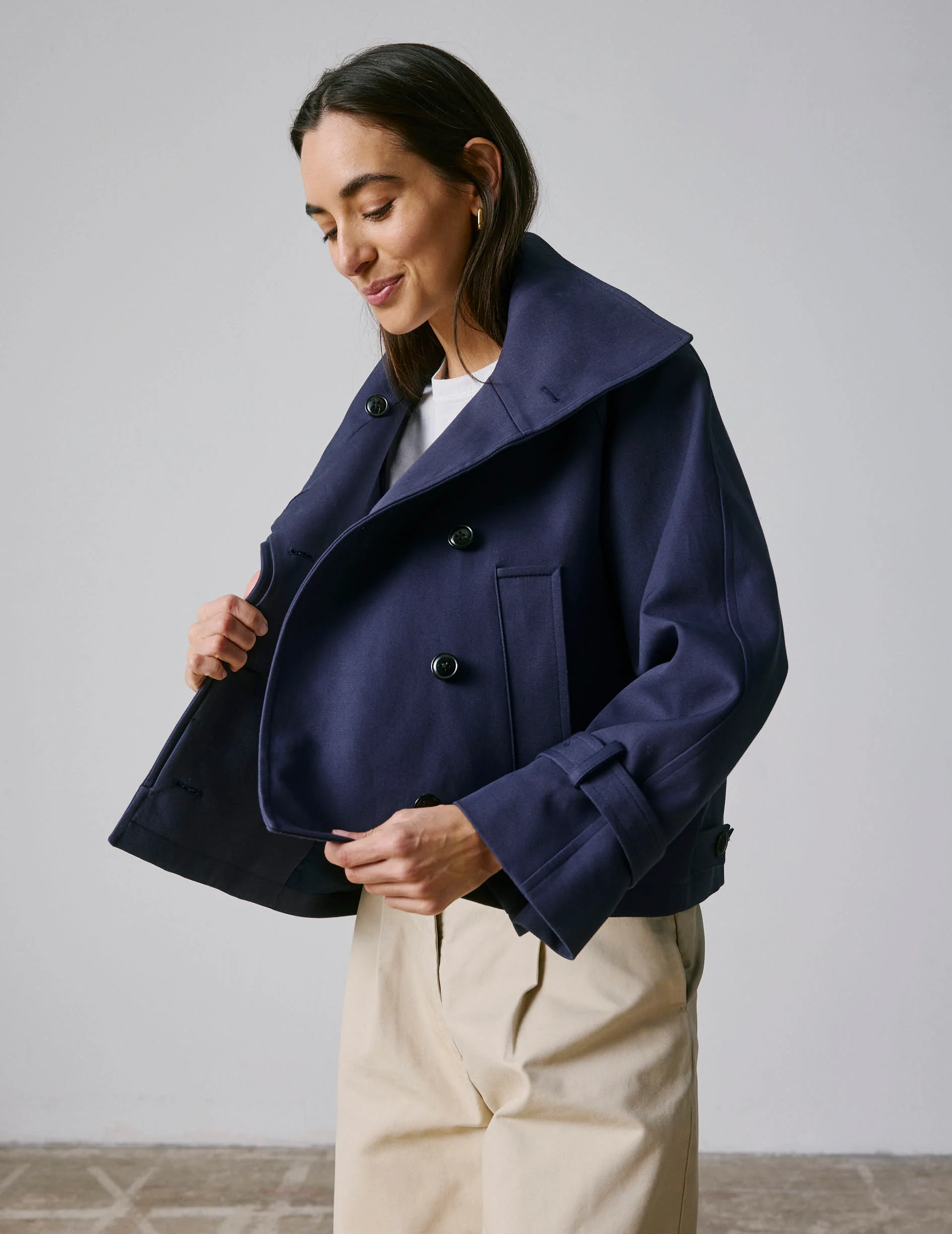 Trench Nolwenn marine - Image 5