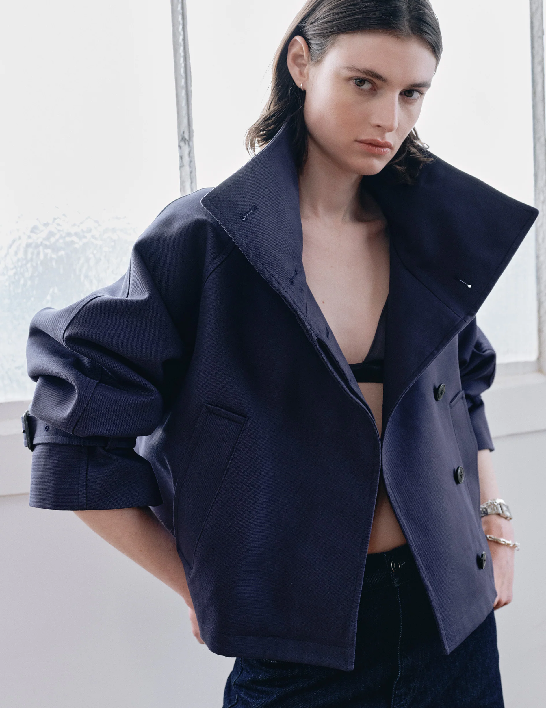 Trench Nolwenn marine - Image 7